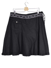 Fusta Alte branduri negru mărime XXL vedere din spate second-hand premium