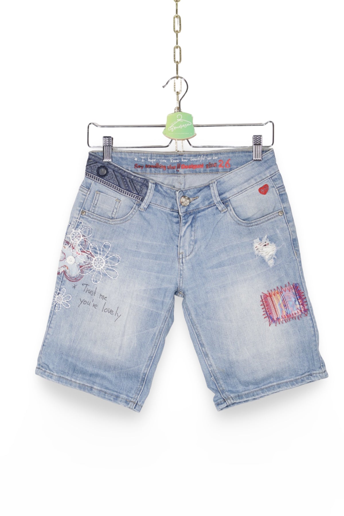 Blugi scurti Desigual - marimea S - Femei