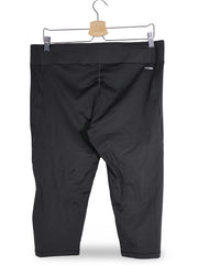 Colanti 2/3 Adidas negru mărime XL vedere din spate second-hand premium