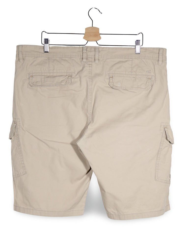 Pantaloni scurti camel active bej mărime XXL detaliu material și croială second-hand premium