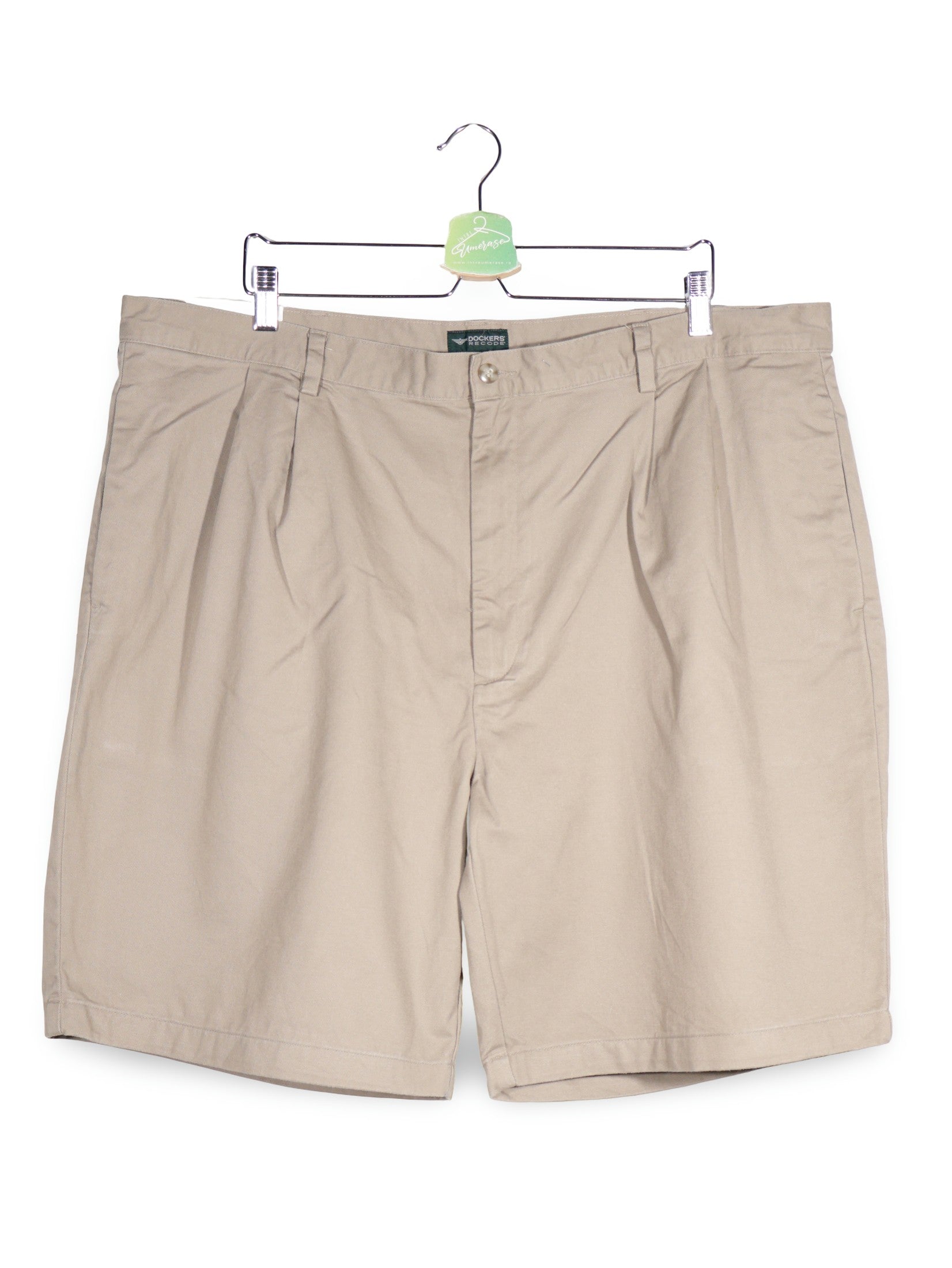Pantaloni scurti DOCKERS bej mărime 3XL vedere din față second-hand premium