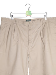 Pantaloni scurti DOCKERS bej mărime 3XL detaliu material și croială second-hand premium