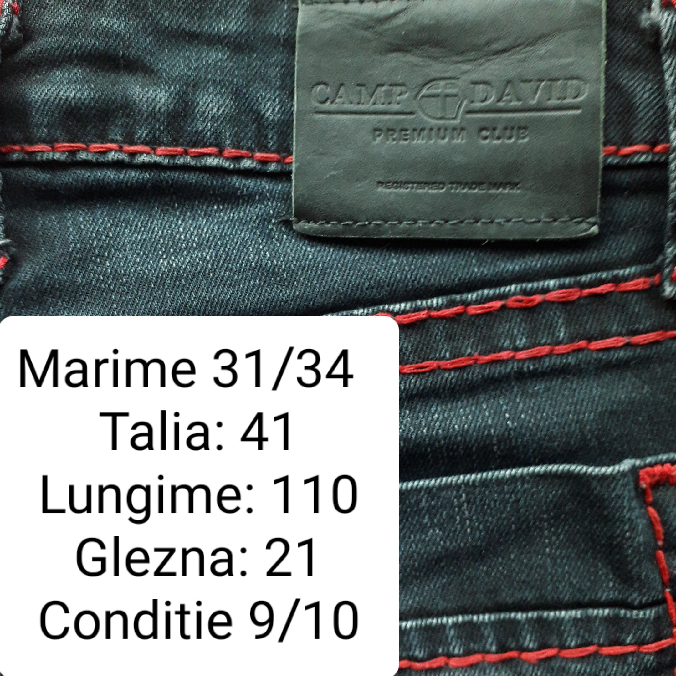 Blugi Camp David - marimea S W31/L34 - Barbati