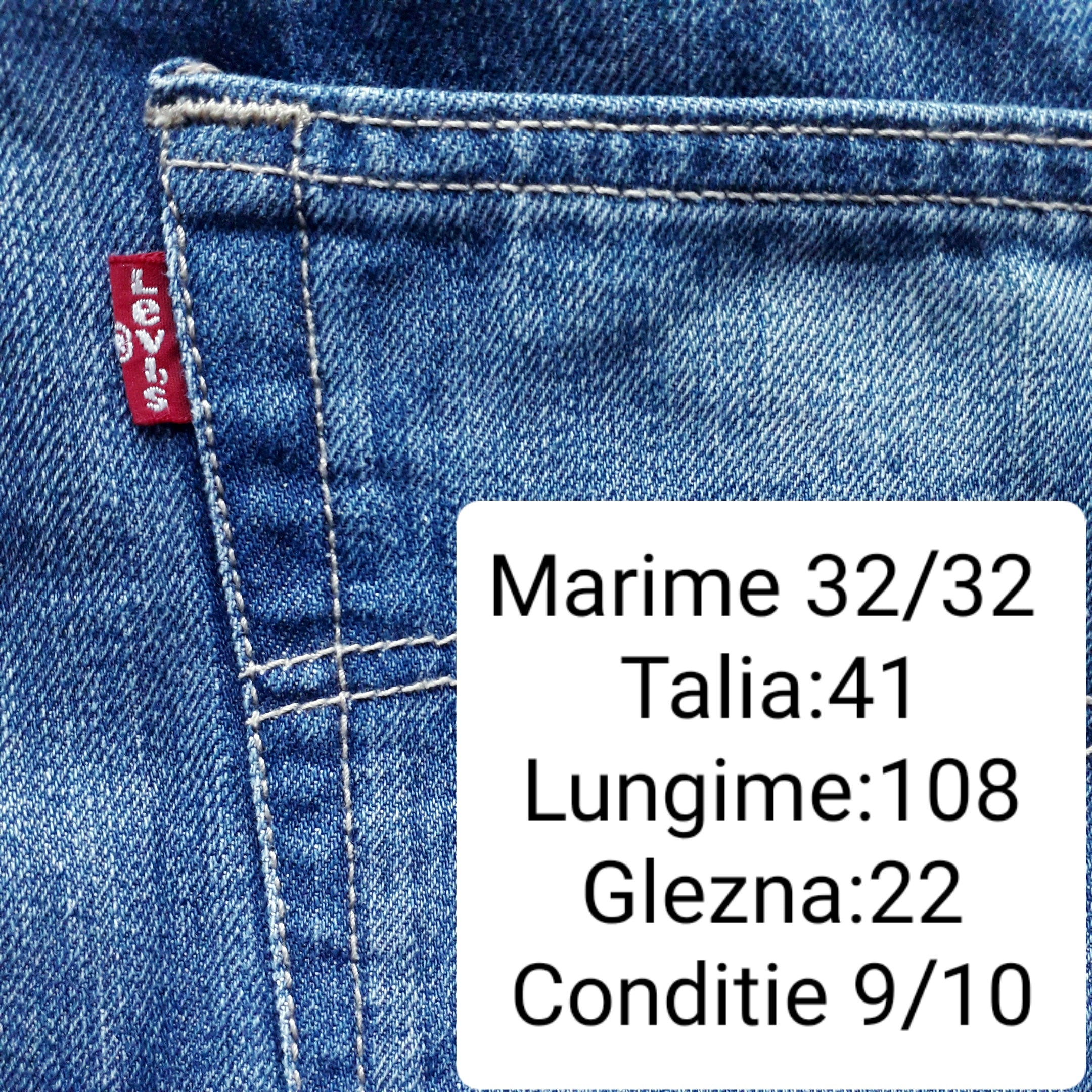 Blugi Levi's 501 - mairmea S W32/L32 - Barbati