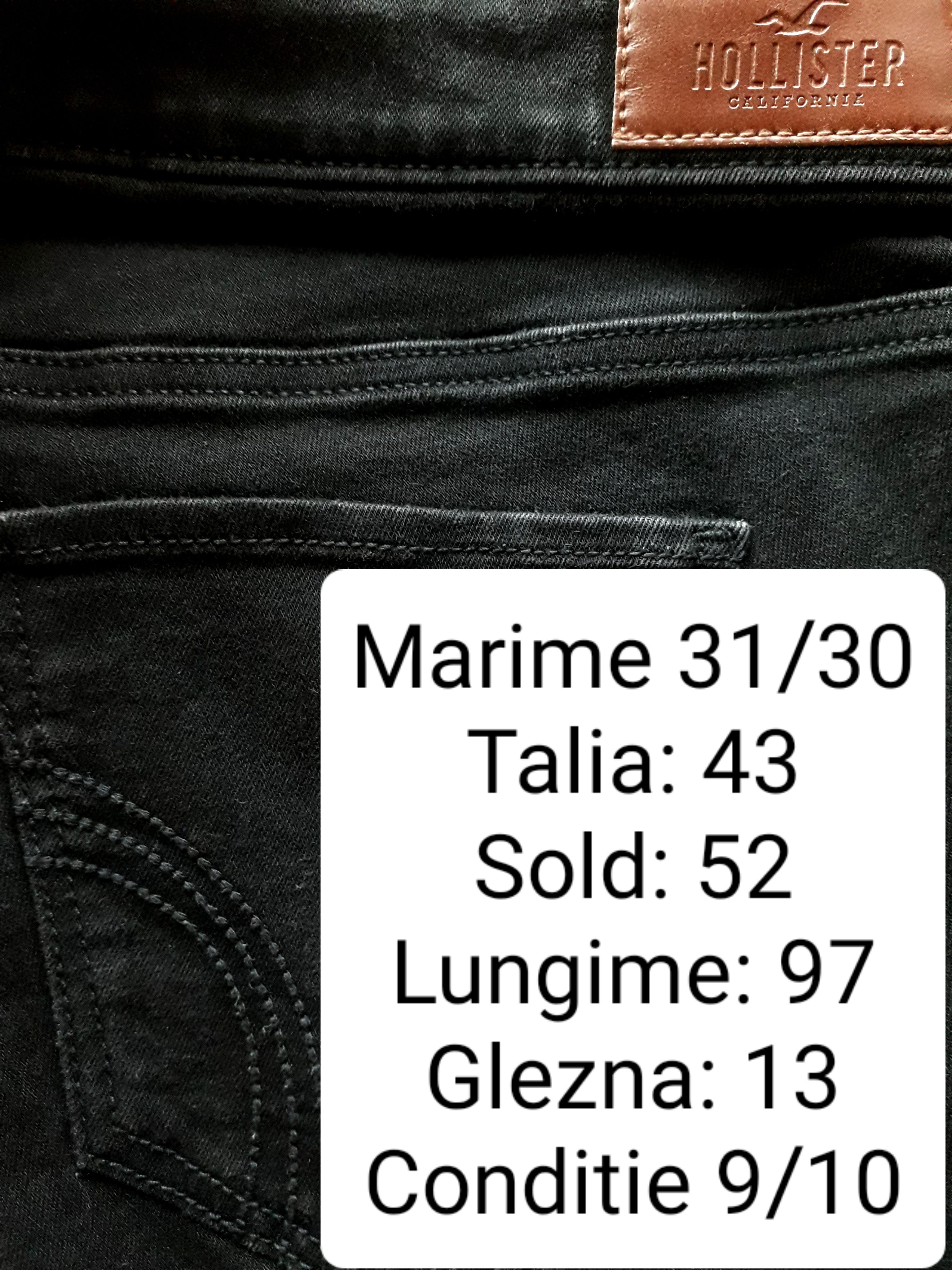 Blugi Hollister - marimea L W31/L30 - Femei