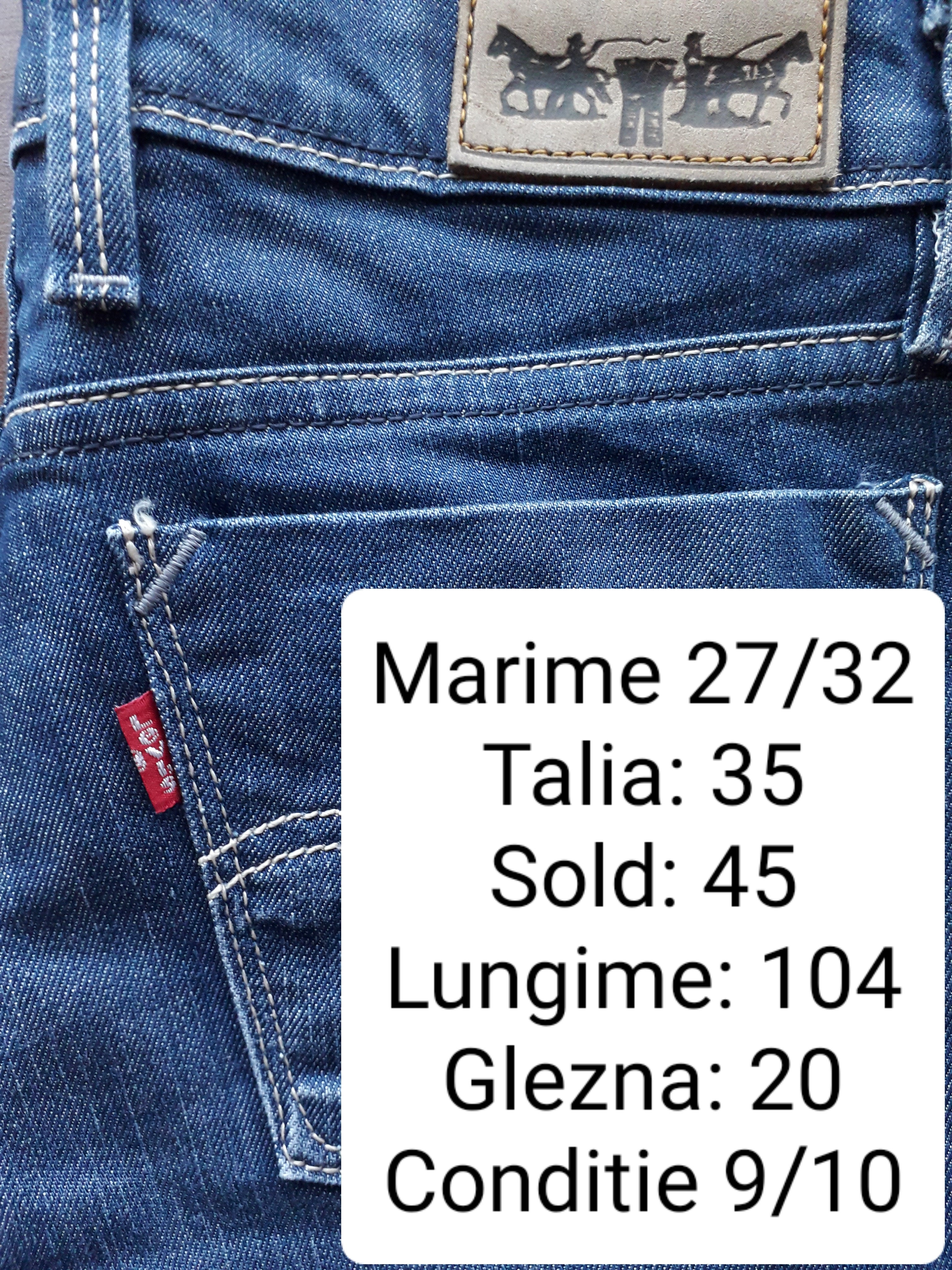 Blugi Levi's - marimea S W27/L32 - Femei