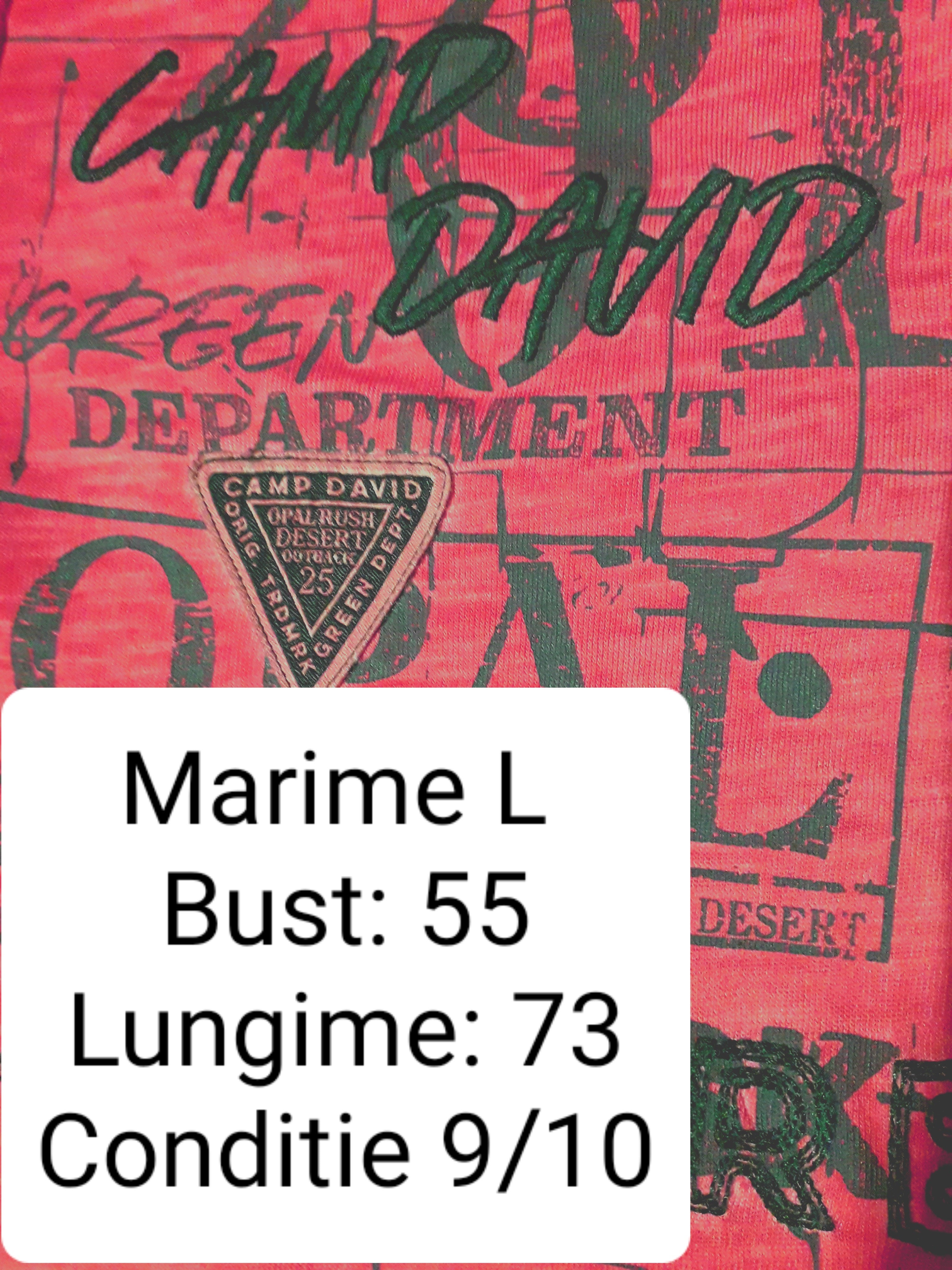 Tricou Camp David - marimea L - Barbati