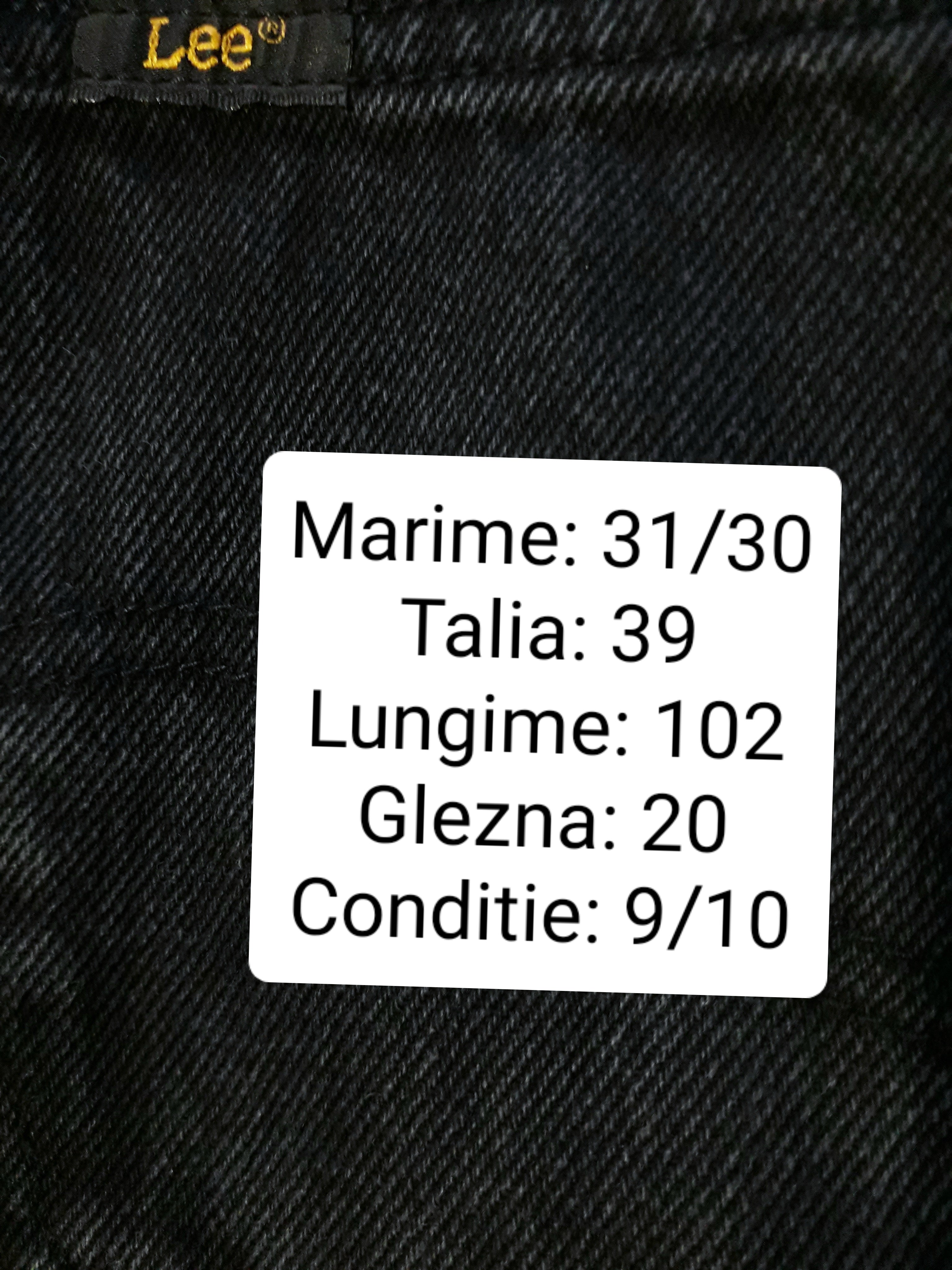 Blugi Lee - marimea S W31/L30 - Barbati