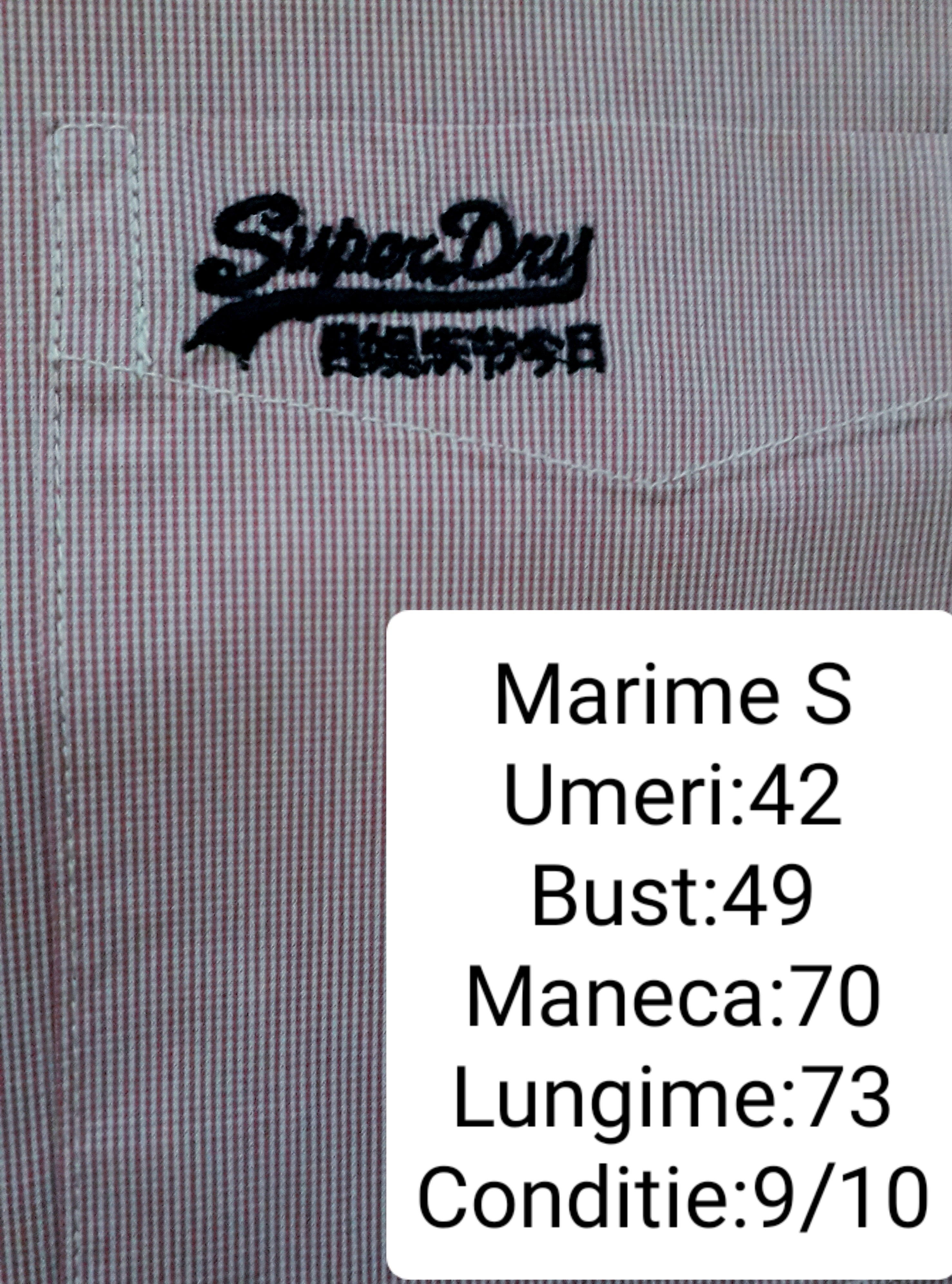 Camasa SuperDry - marimea S - Barbati