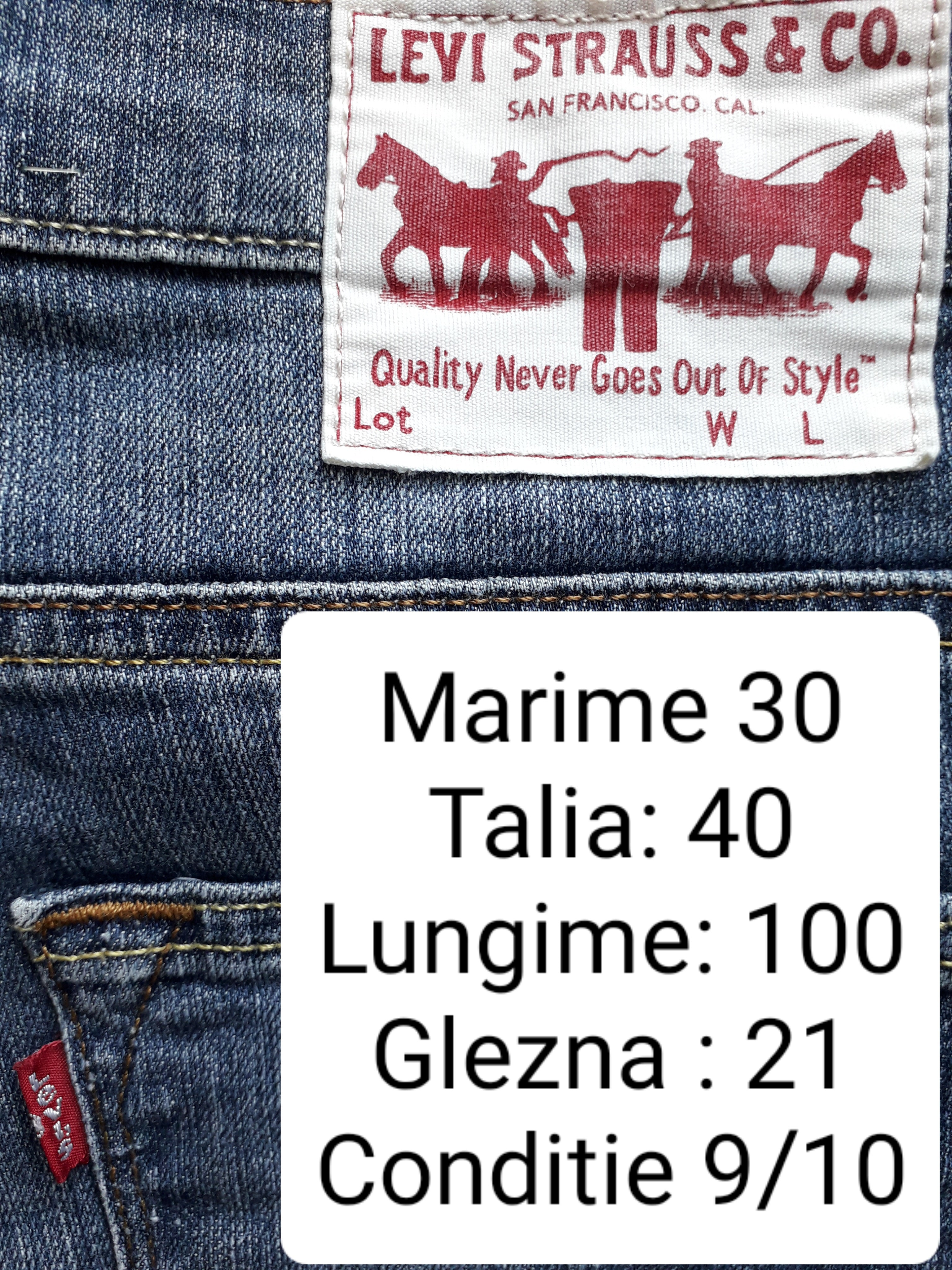 Blugi Levi's - marimea S W30 - Barbati