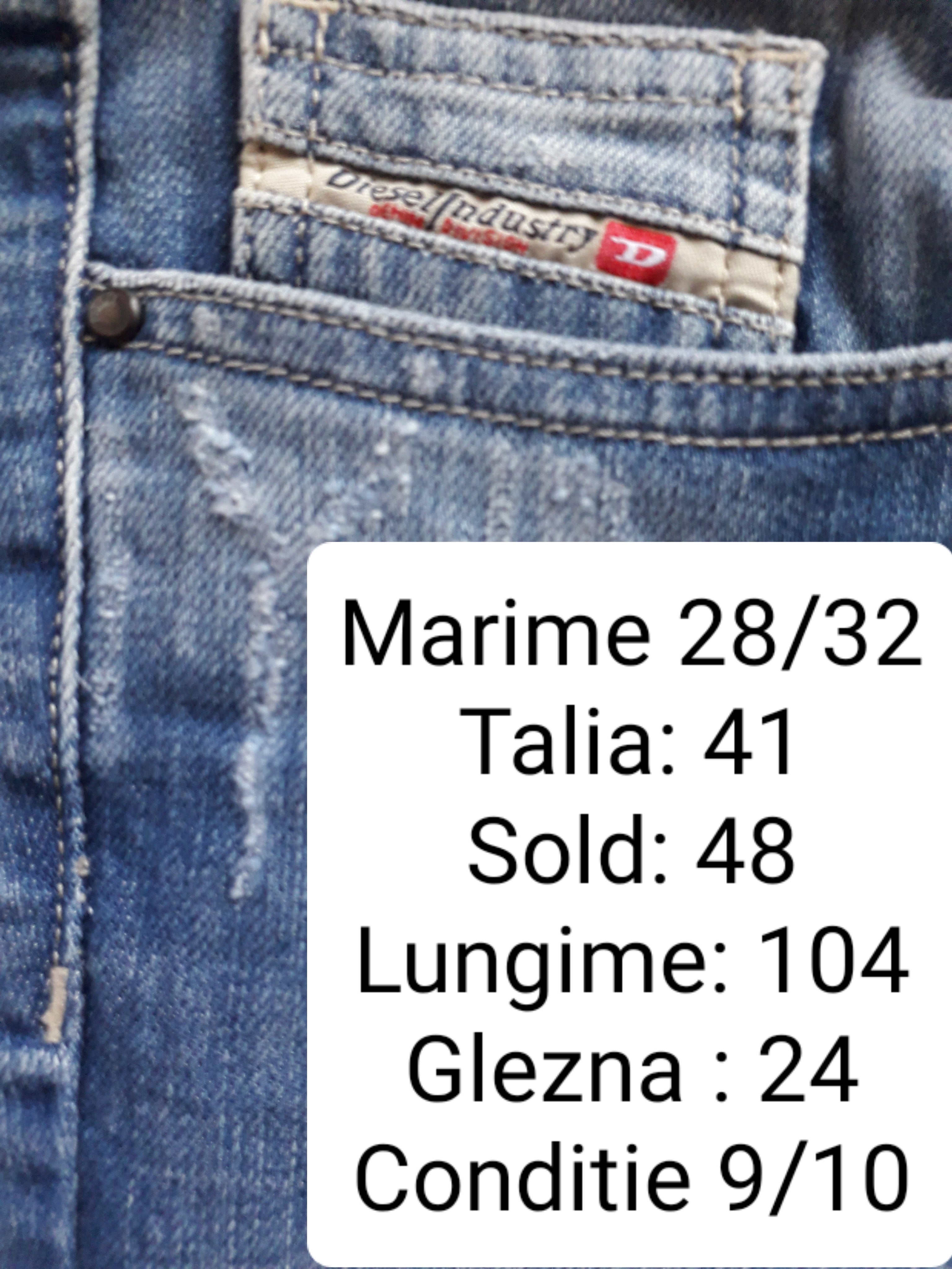 Blugi Diesel - marimea W28/L32 - Femei