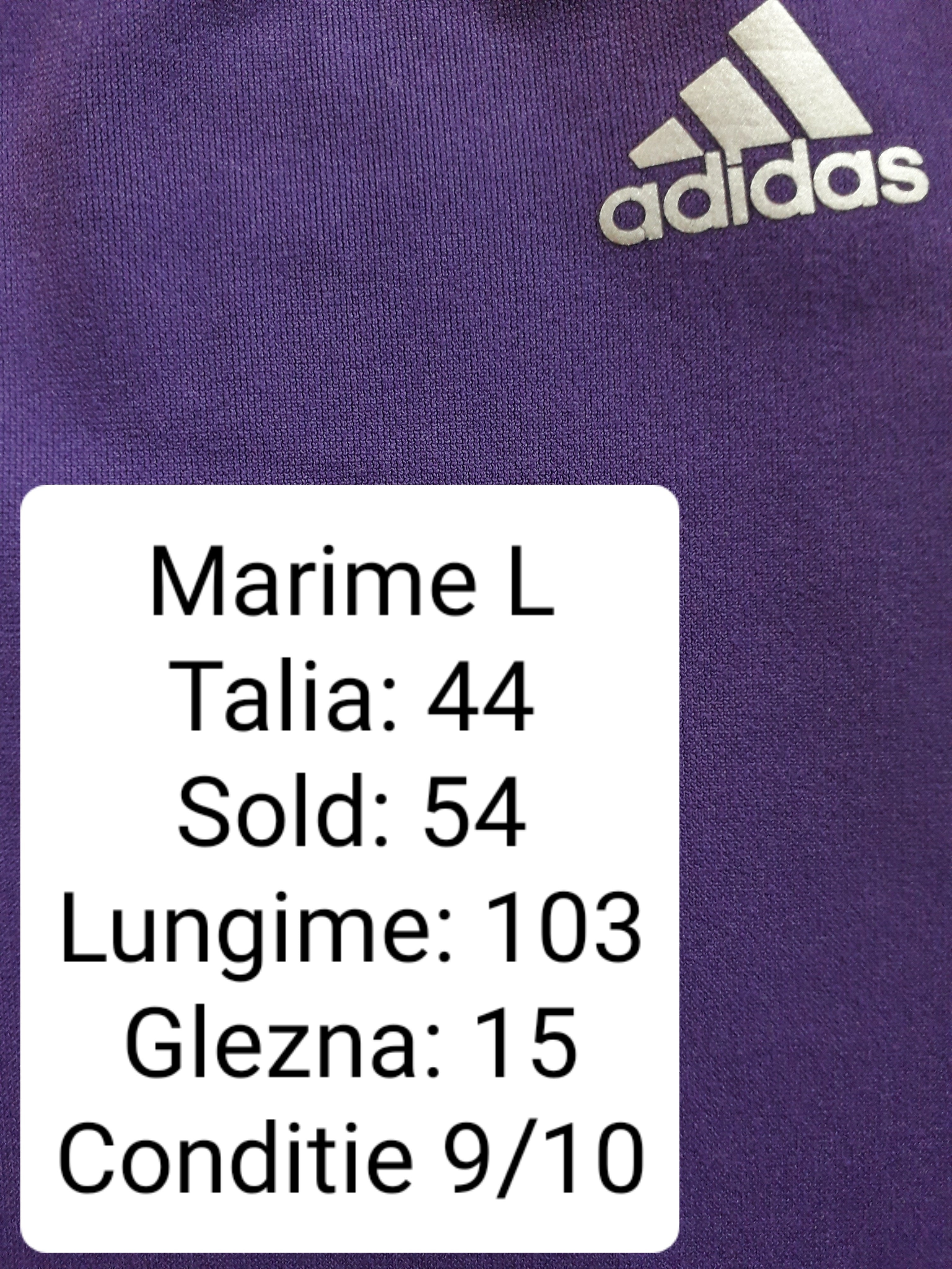 Pantaloni Adidas - marimea L - Femei
