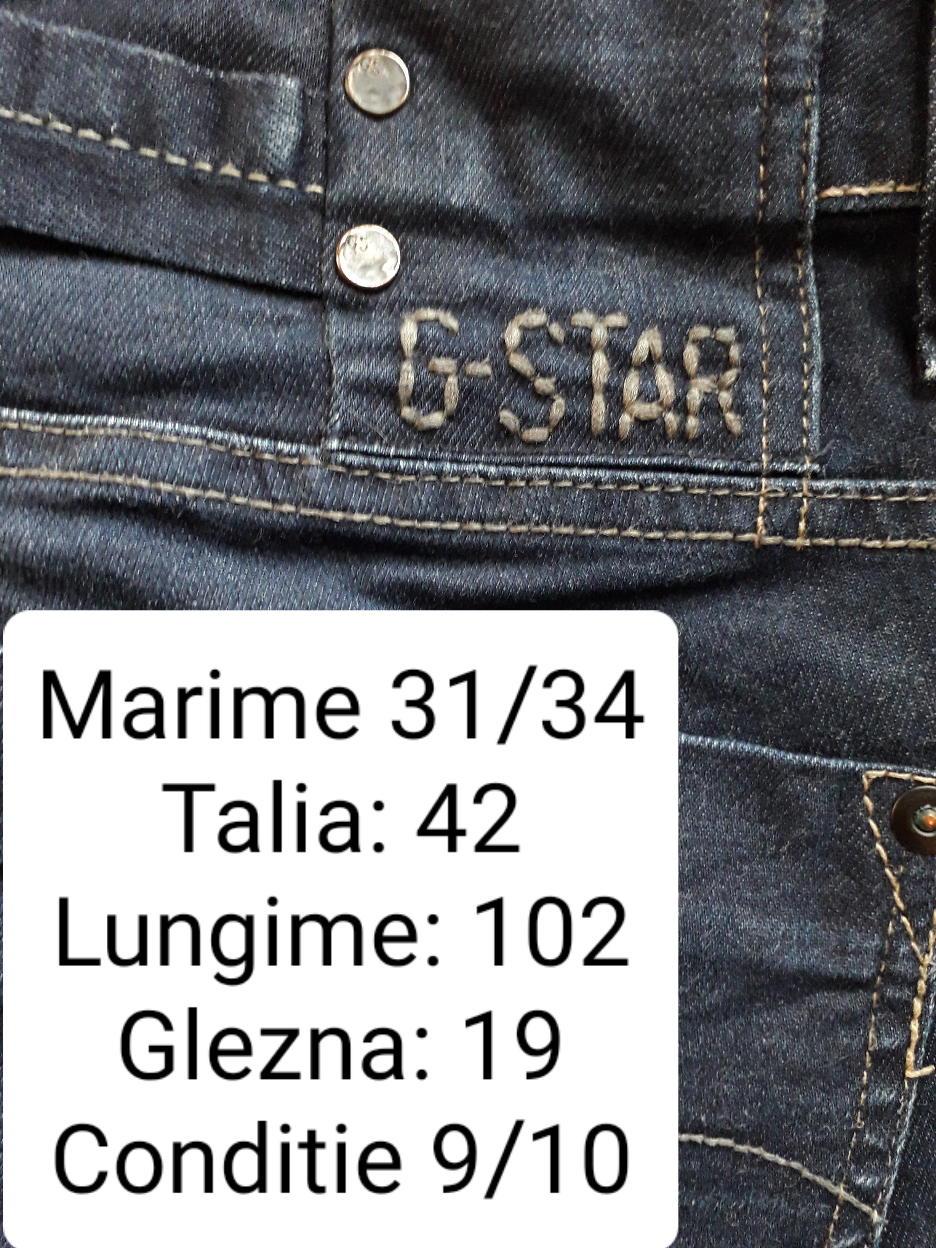Blugi G-star - marimea L W31/L34 - Femei