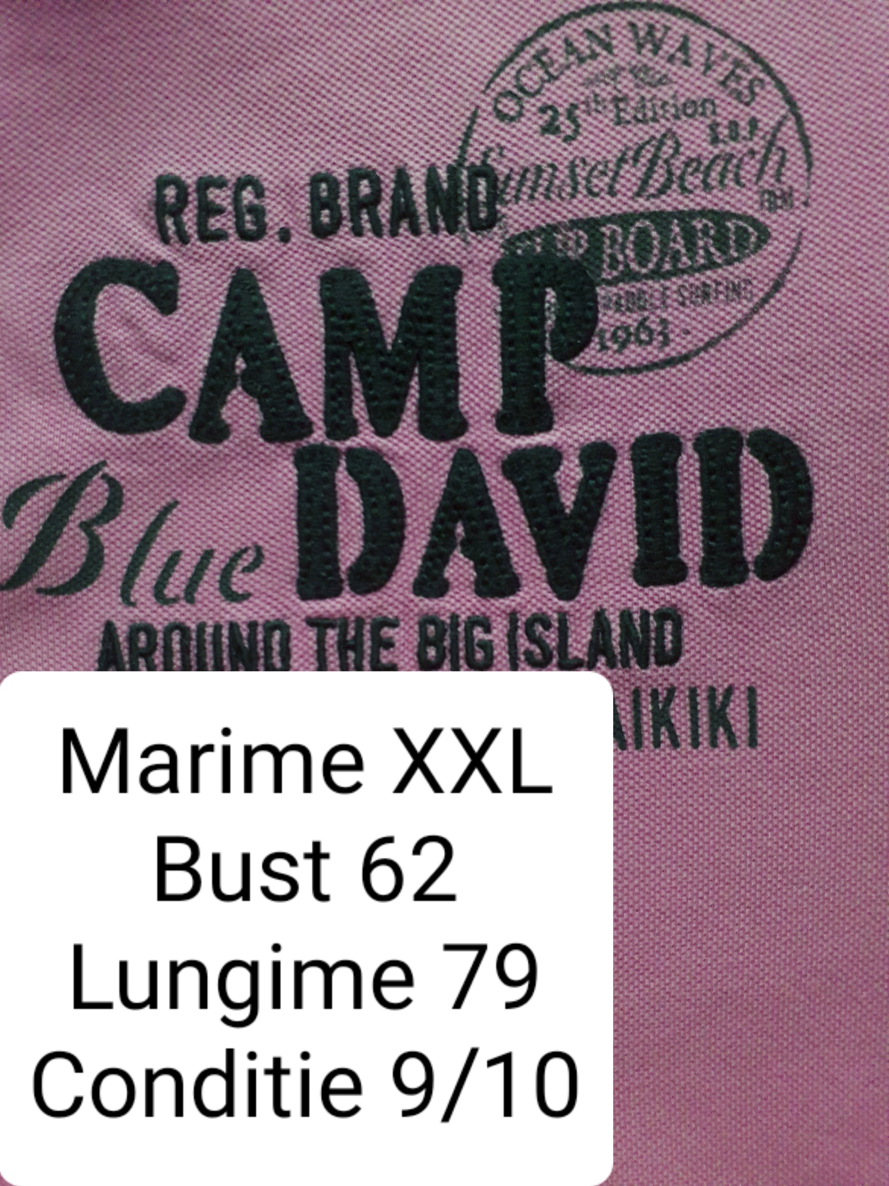 Tricou Camp David - marimea XXL - Barbati