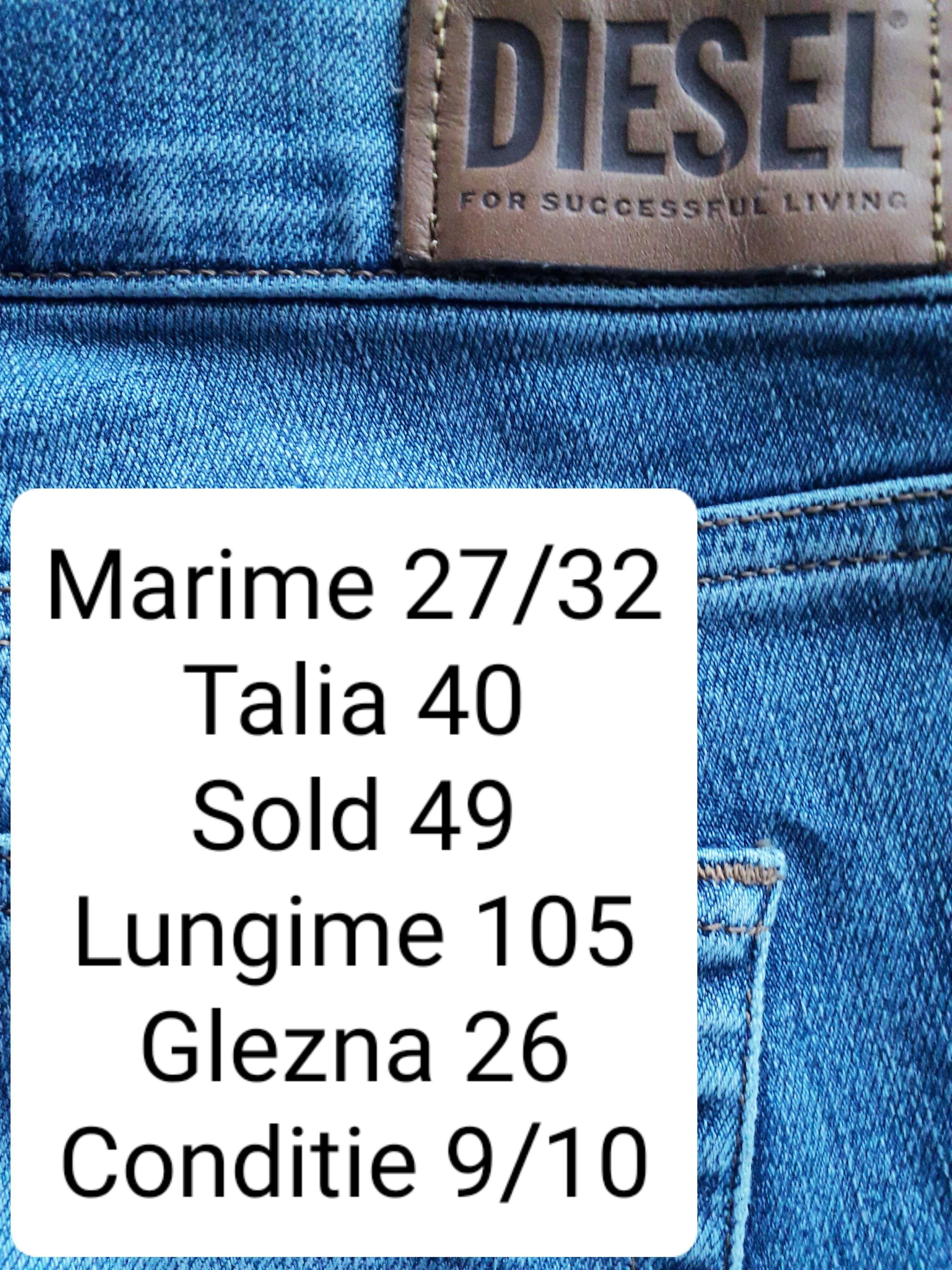 Blugi Diesel - marimea M W27/L32 - Femei