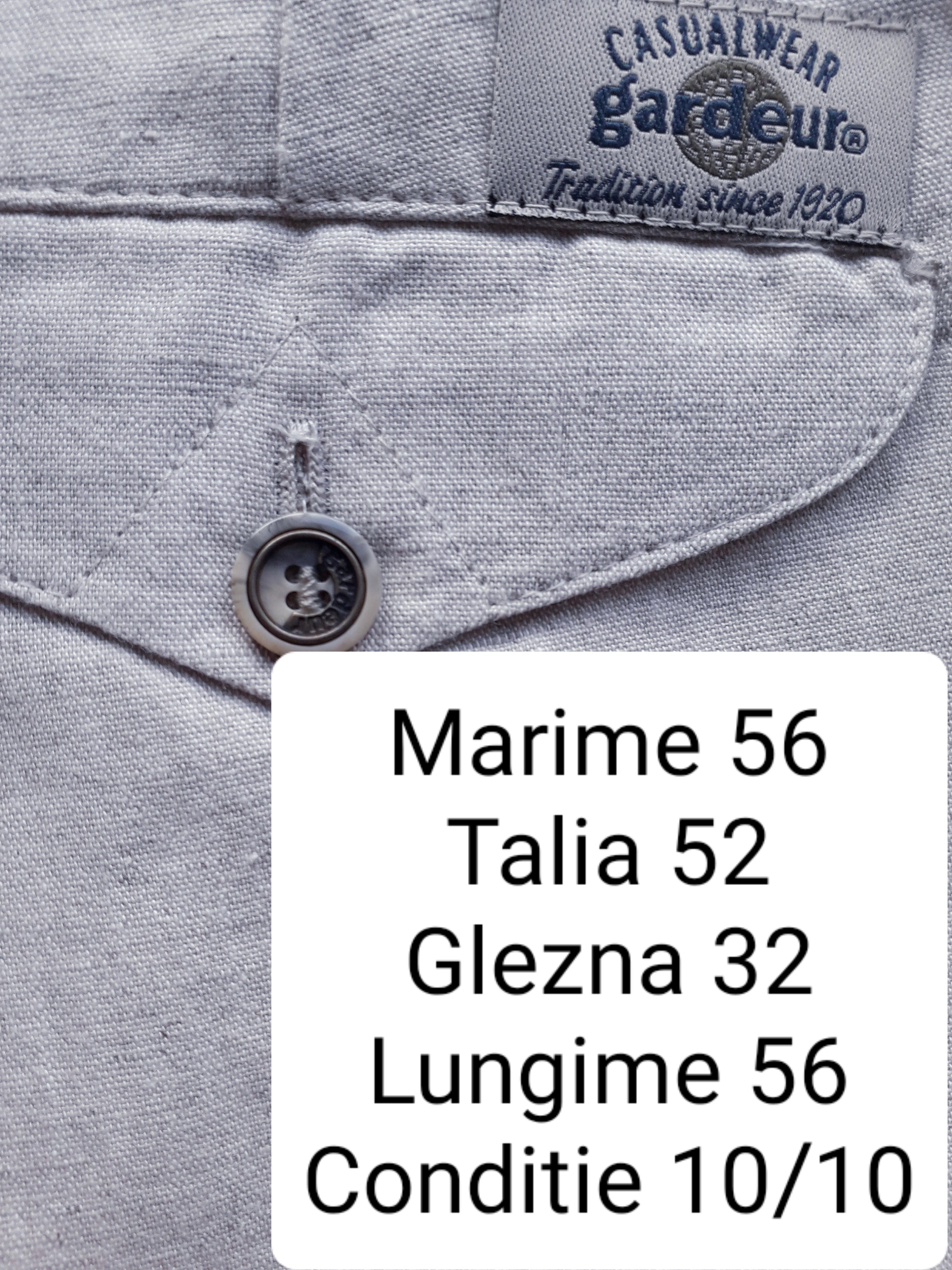 Pantaloni scurti (in&bumbac) - marimea XXL - Barbati