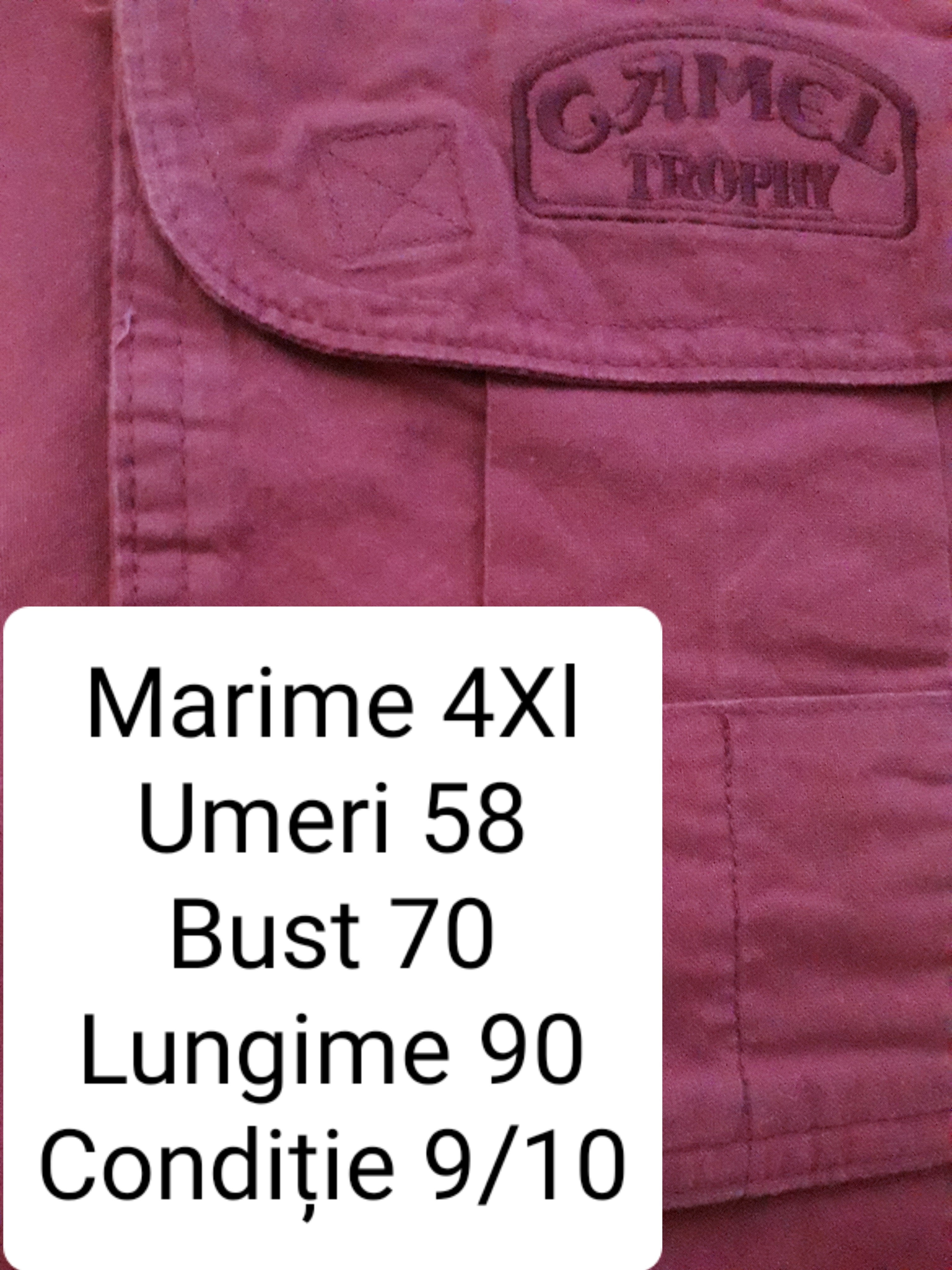 Camasa Camel trophy - marimea 3XL/4XL - Barbati