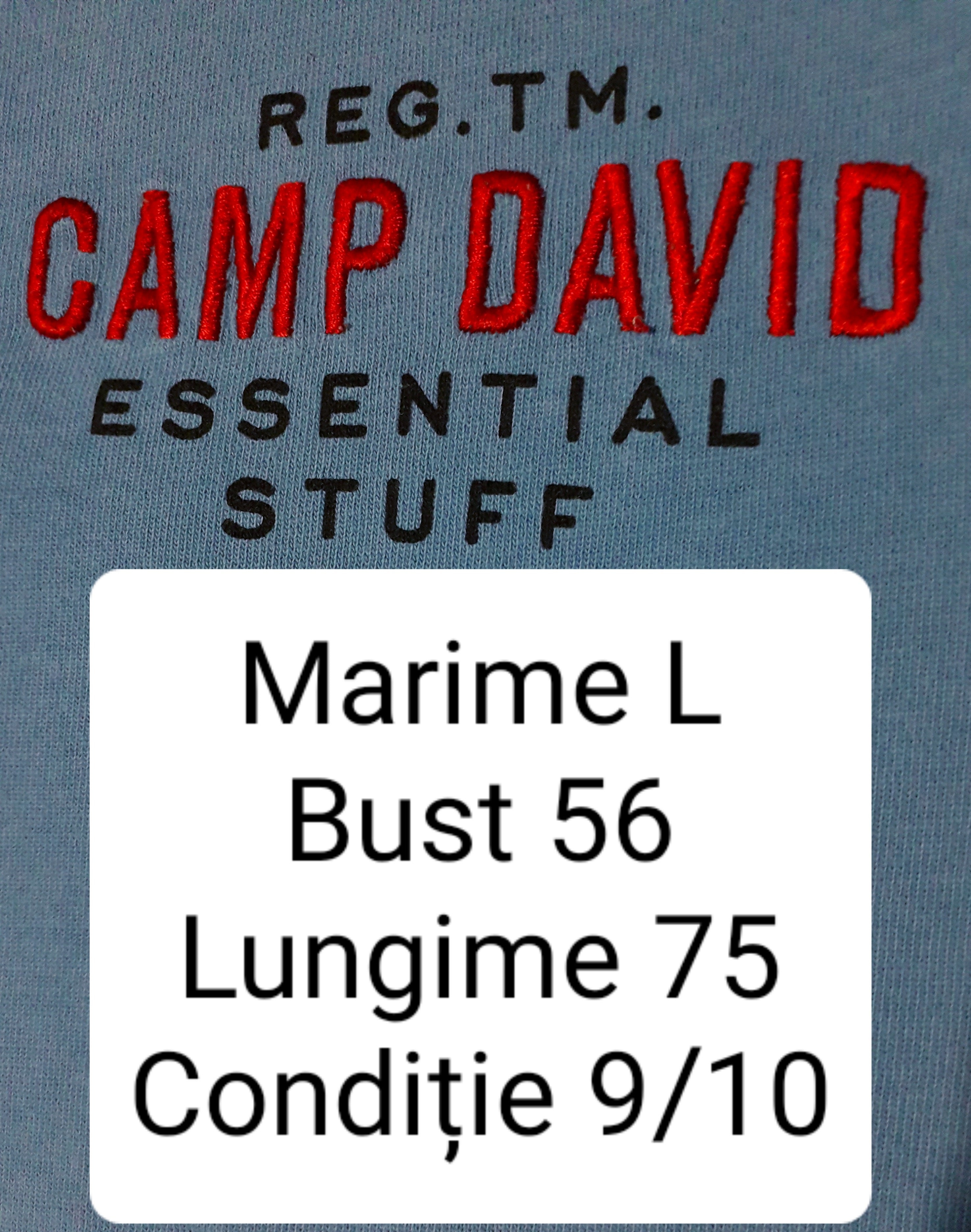 Tricou Camp David - marimea L - Barbati