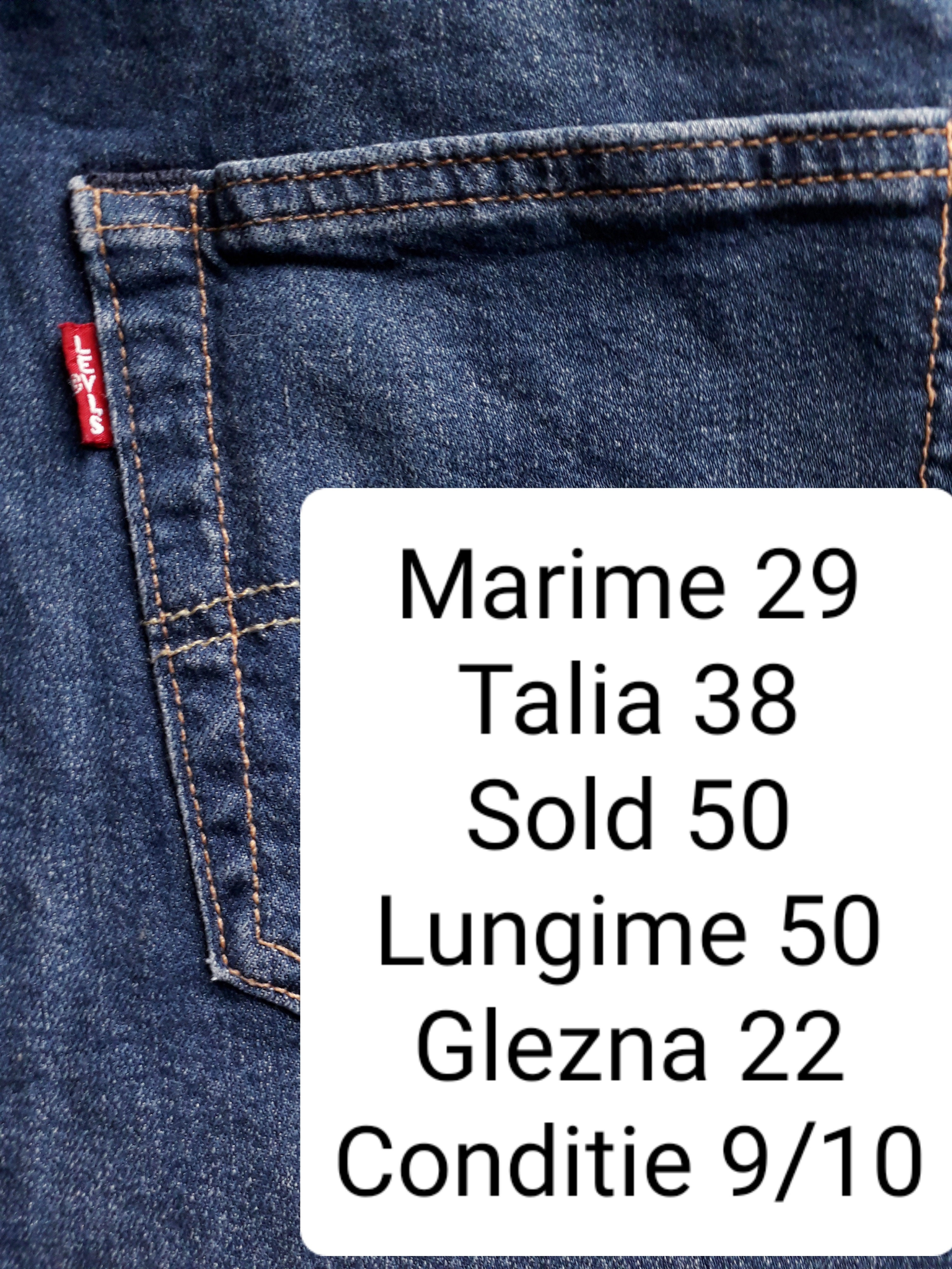 Blugi scurti Levi's - marimea XS - Barbati