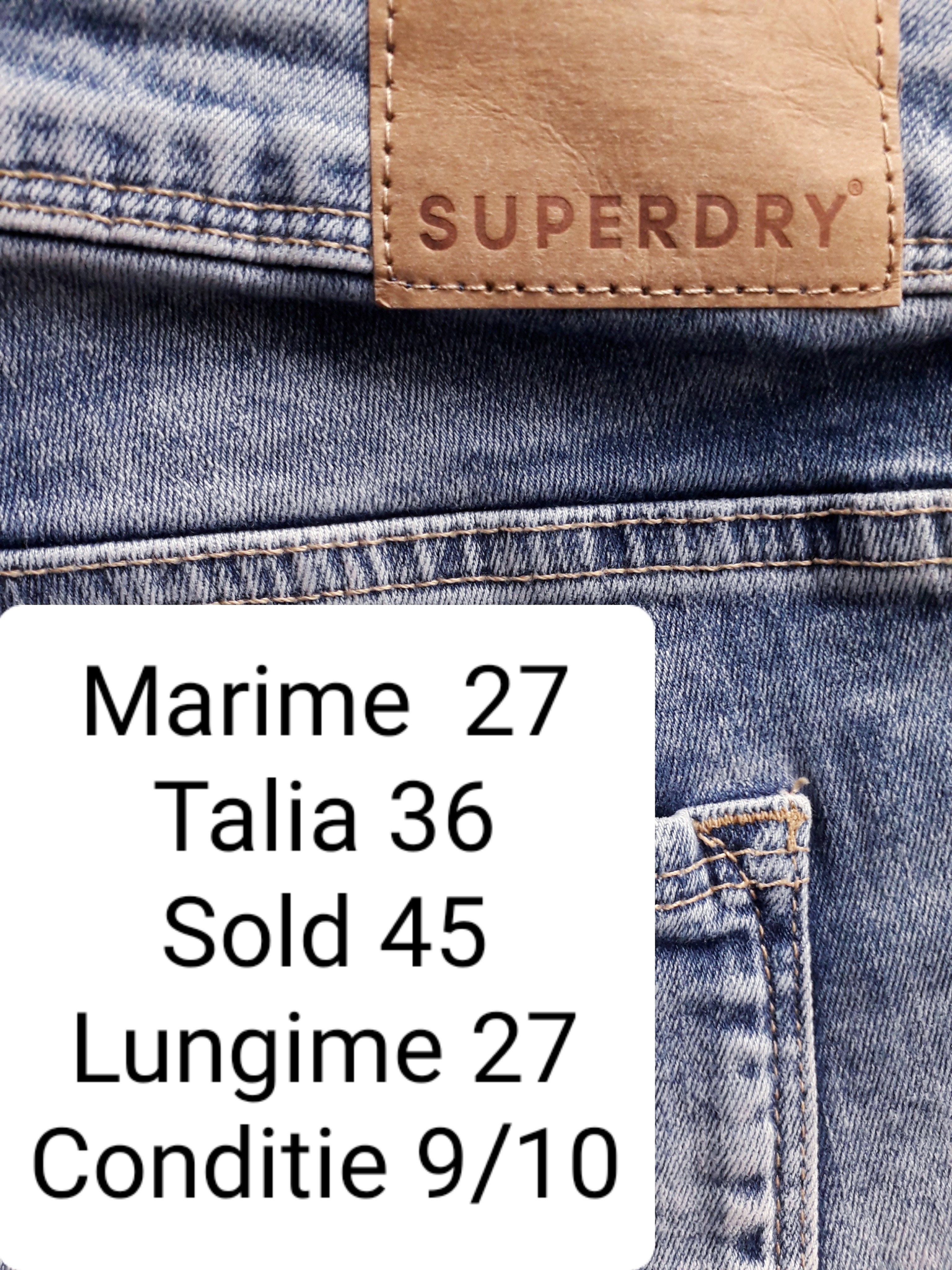 Blugi scurti SuperDry - marimea S/M - Femei