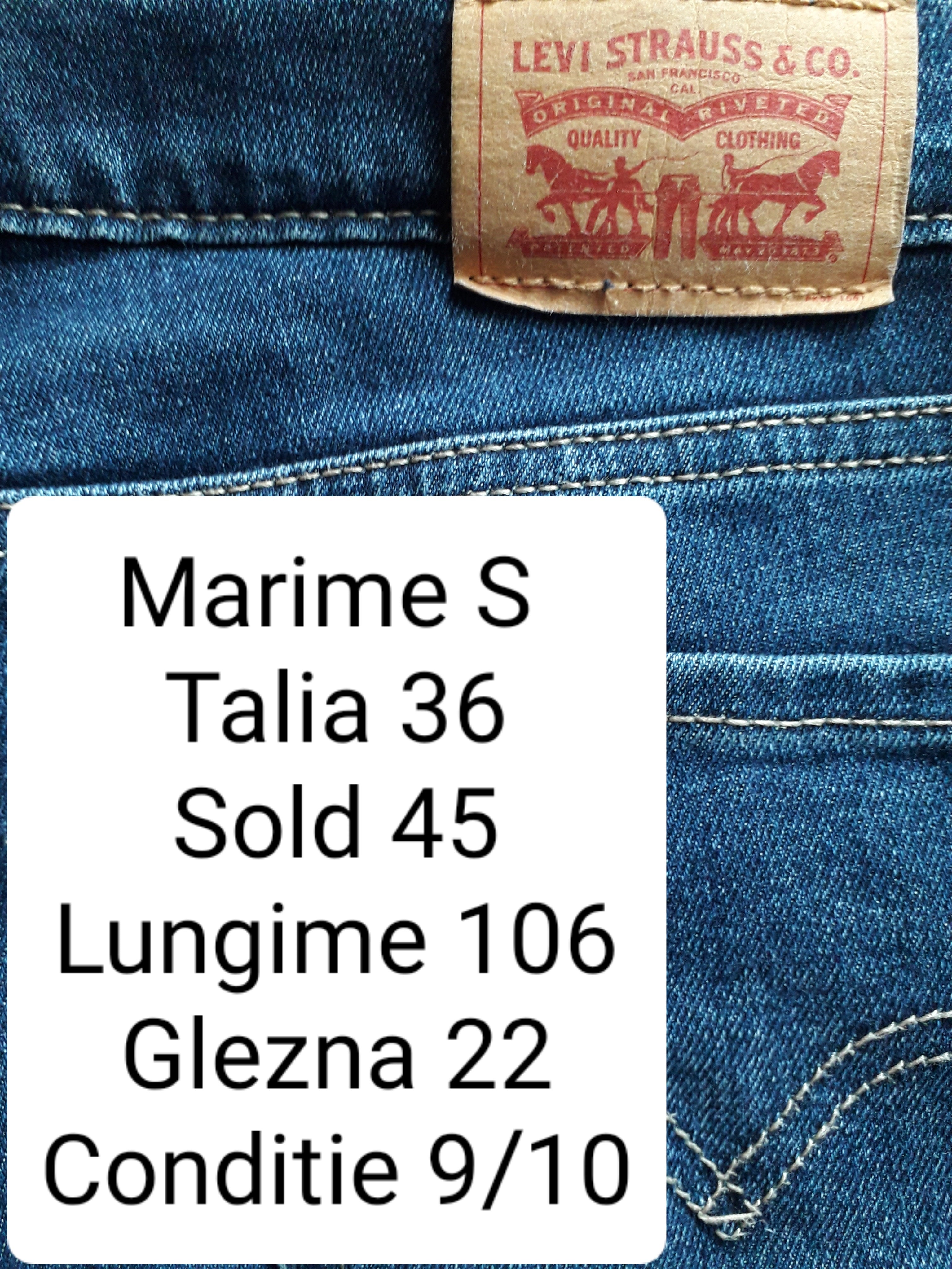 Blugi Levi's - marimea S W26 - Femei