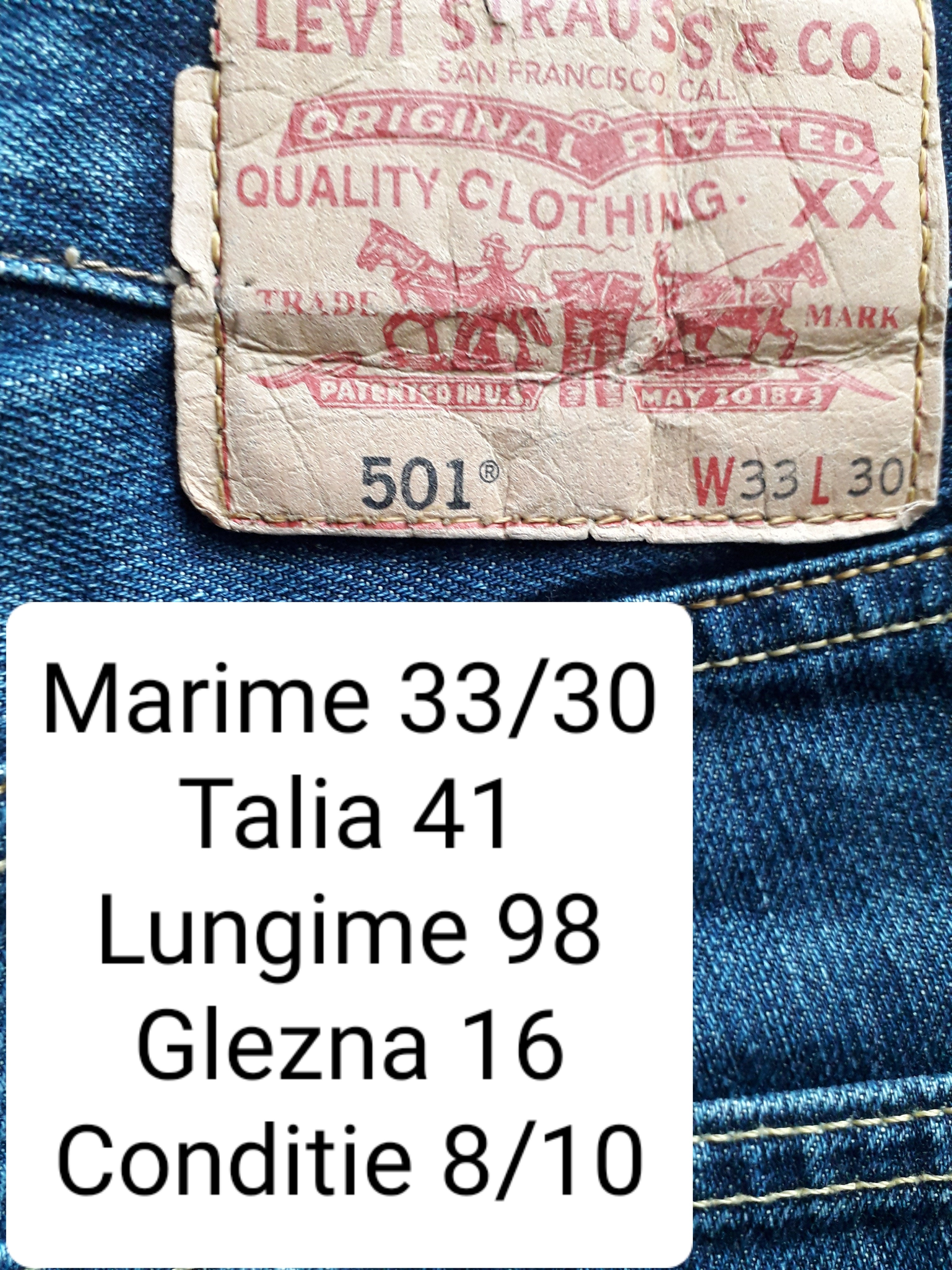 Blugi Levi's - marimea S - Barbati