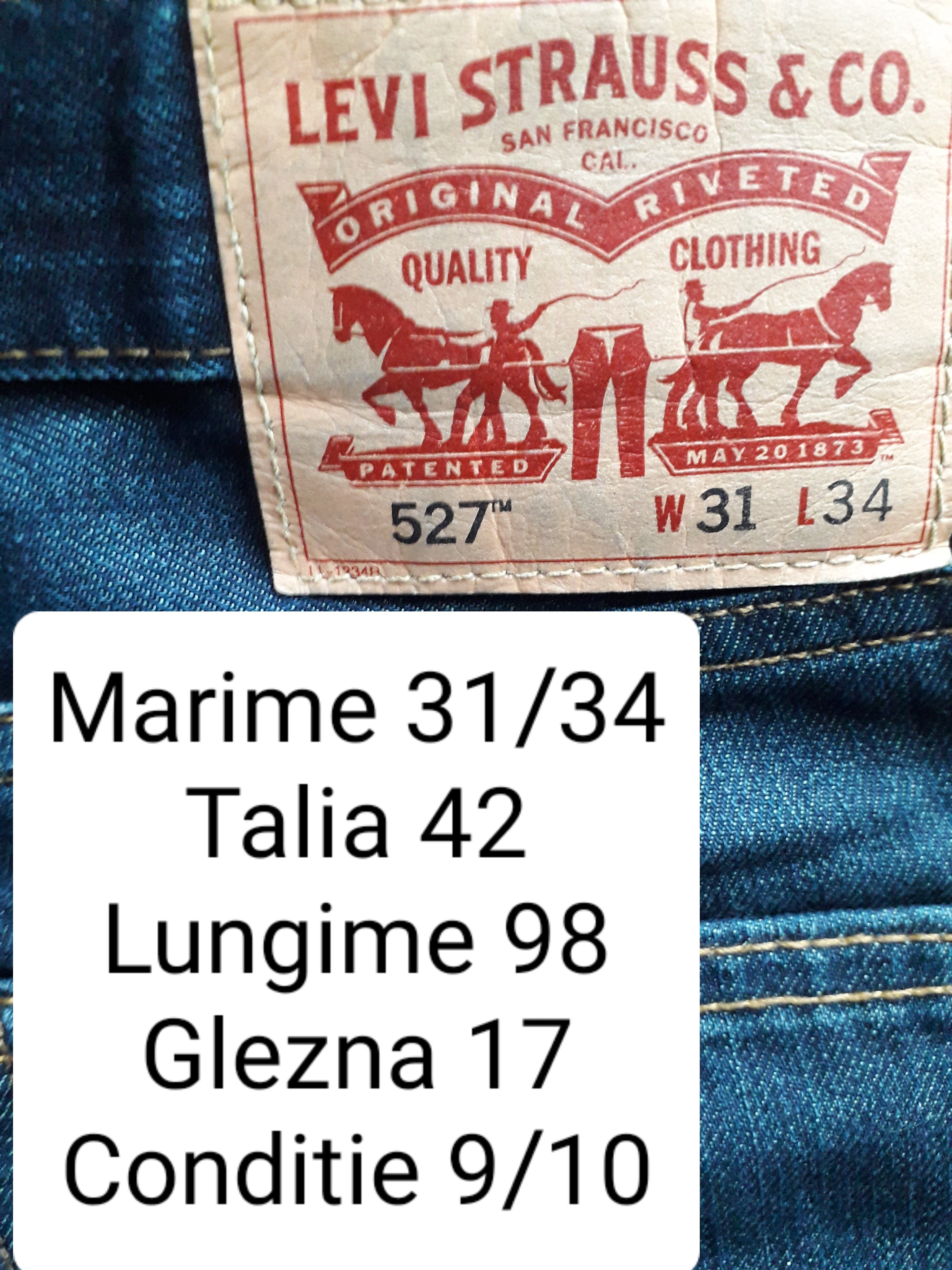 Blugi Levi's - marimea S W31 - Barbati