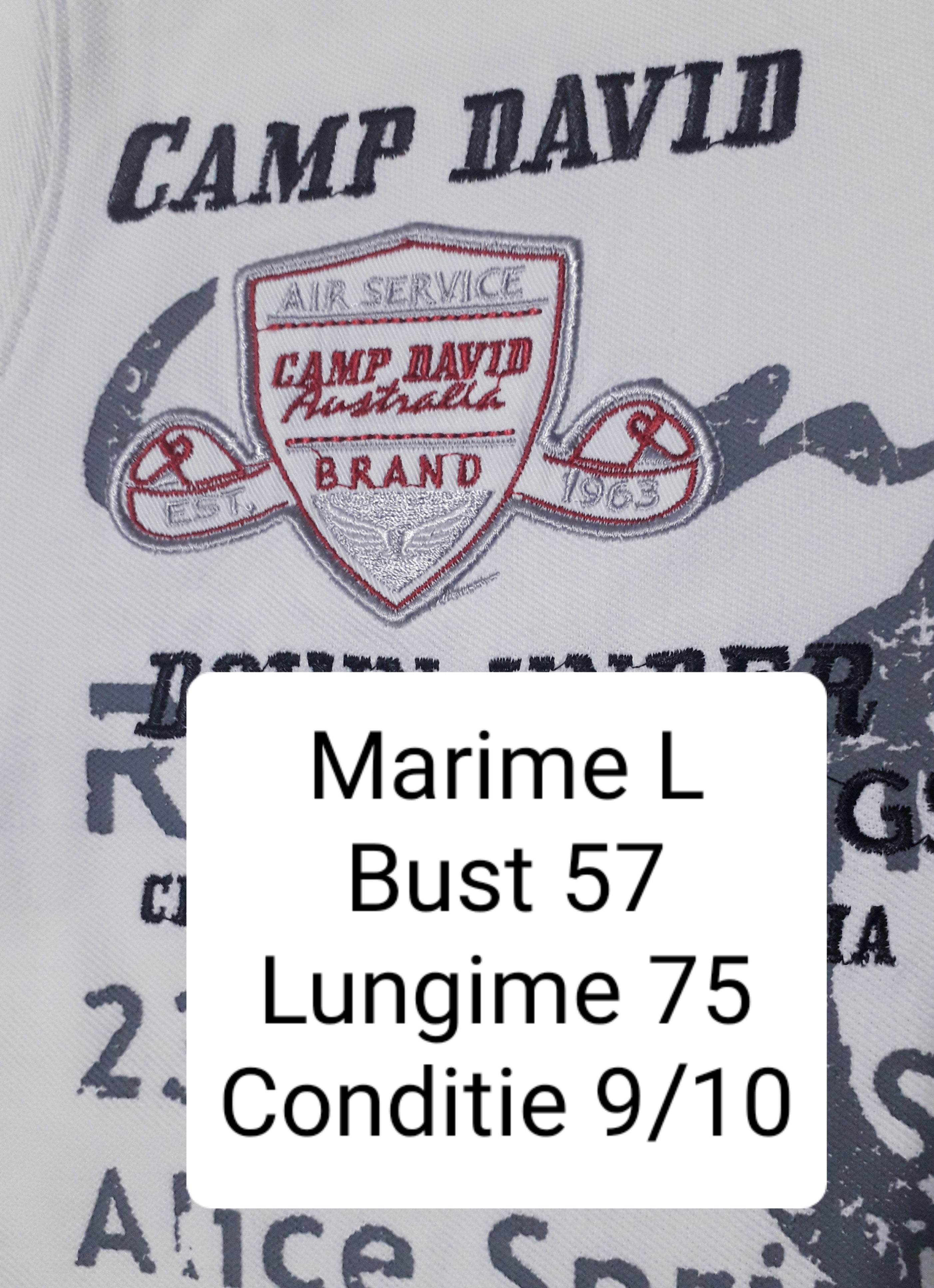 Tricou Camp David - marimea L - Barbati