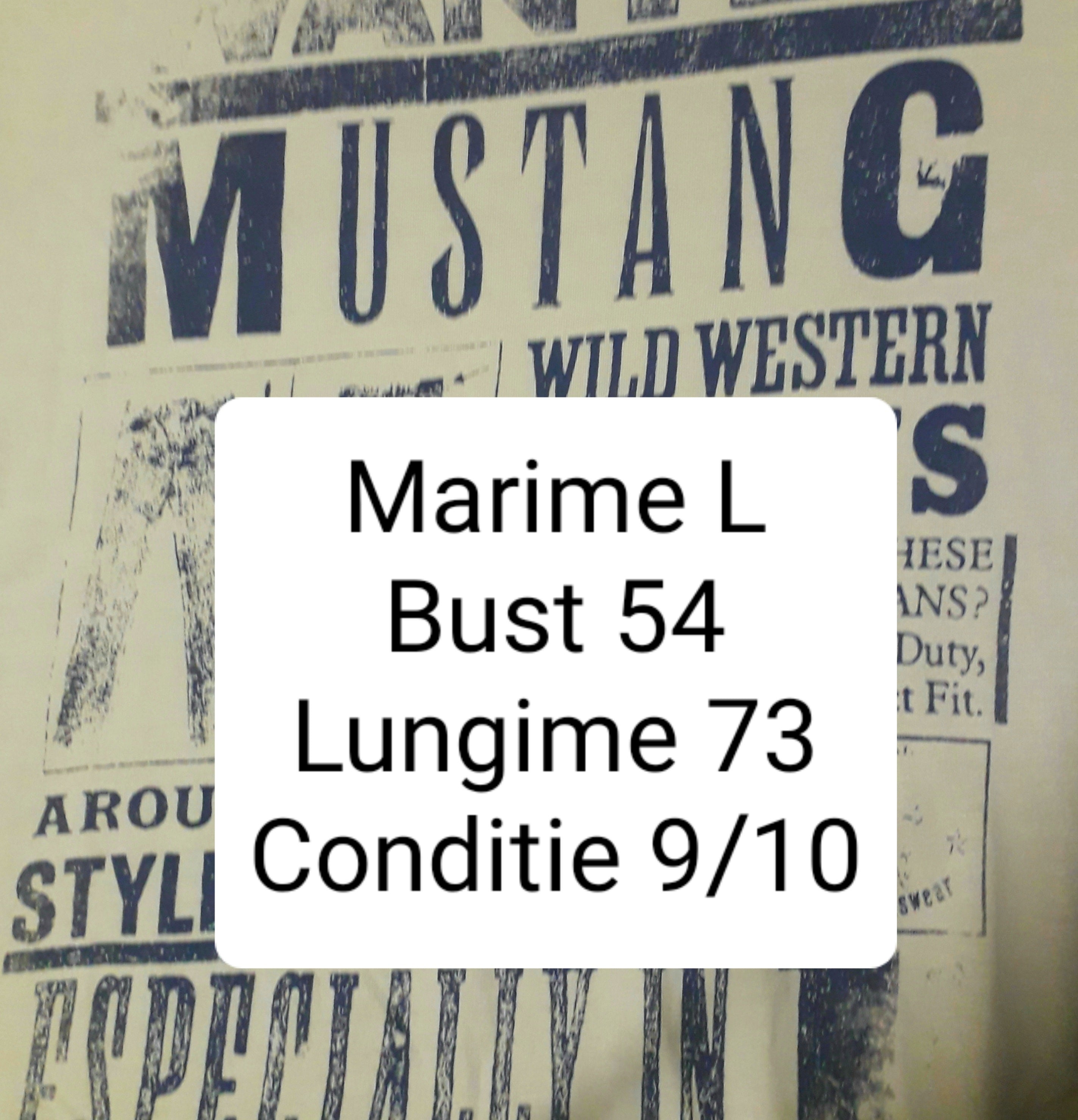 Tricou Mustang - marimea L - Barbati