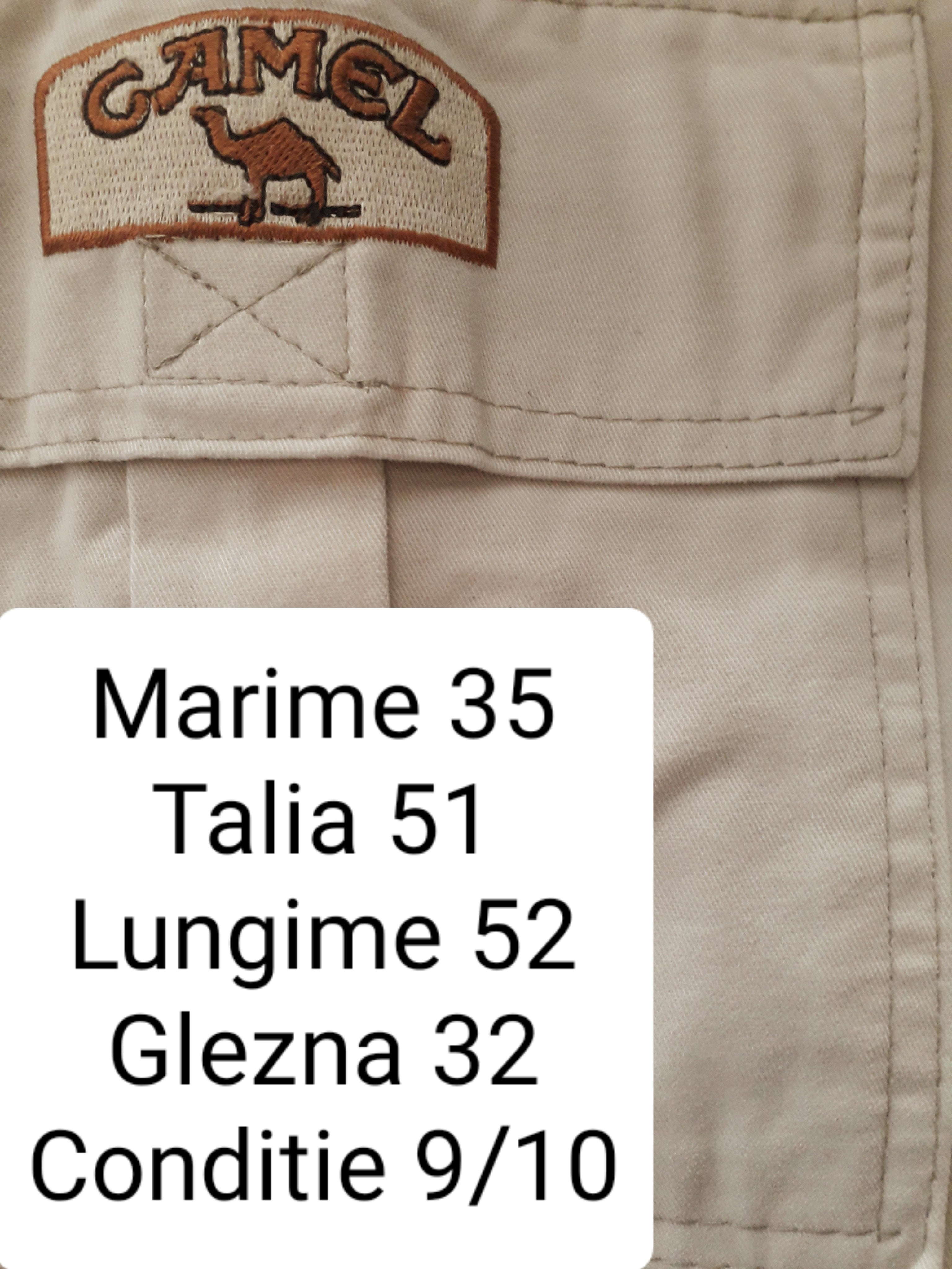Pantaloni scurti Camel - marimea XXL - Barbati