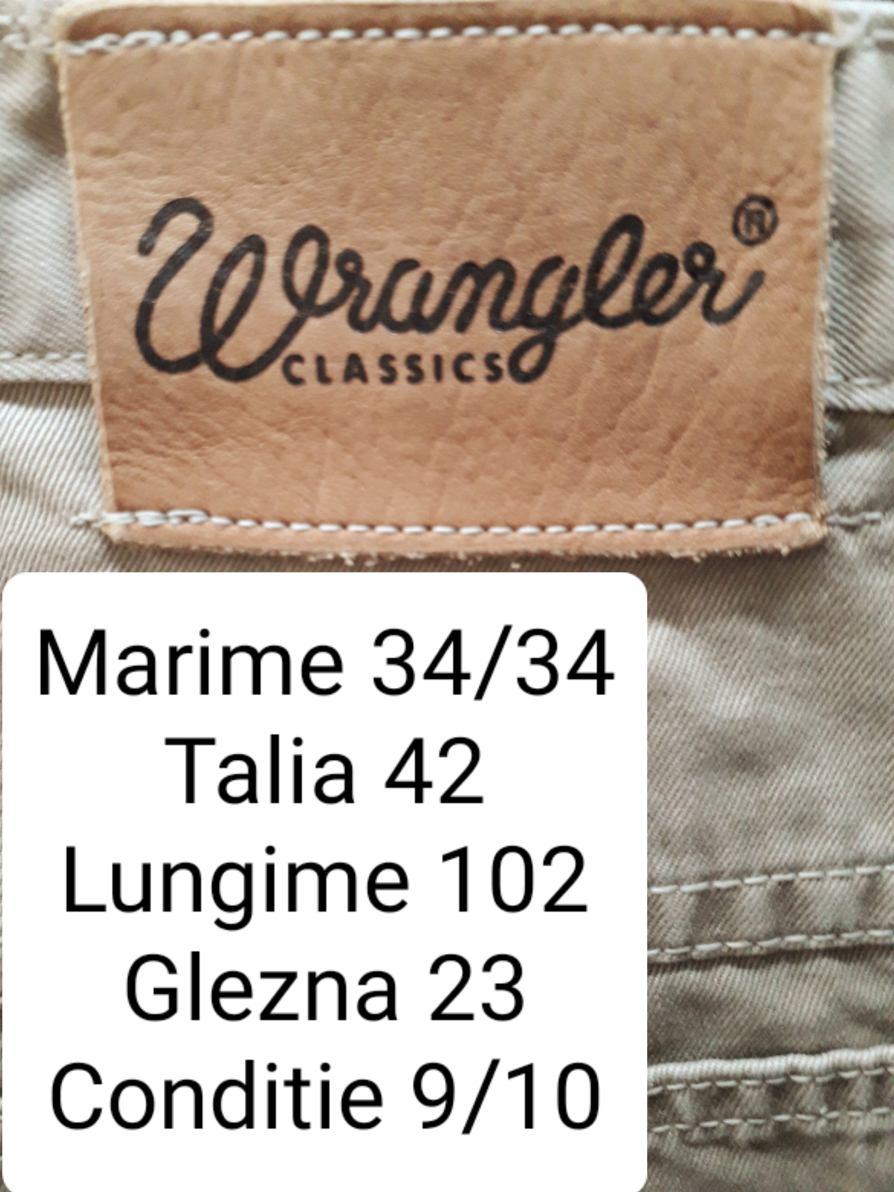 Blugi Wrangler - marimea M W34 - Barbati