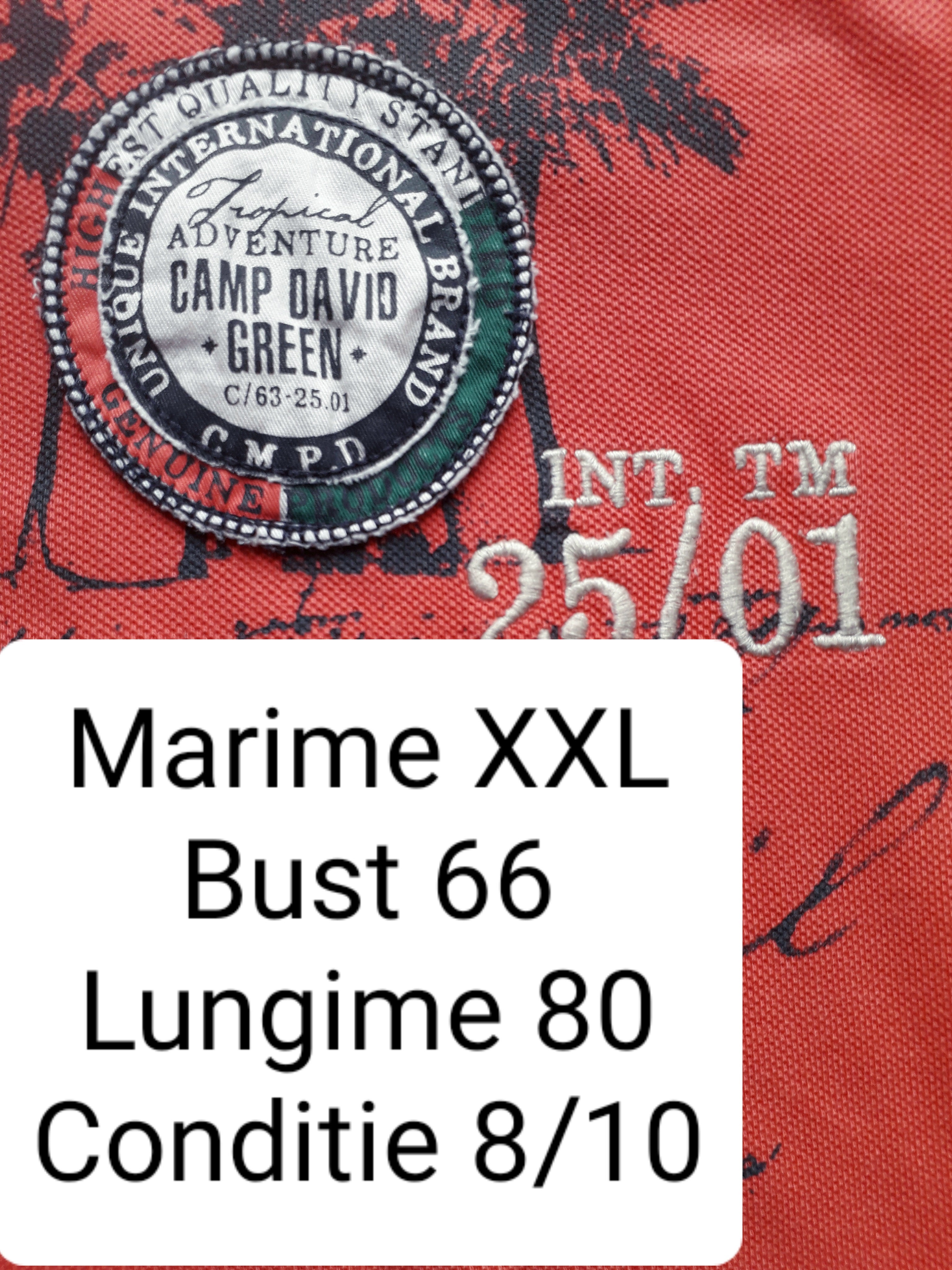 Tricou Camp David - marimea XXL - Barbati