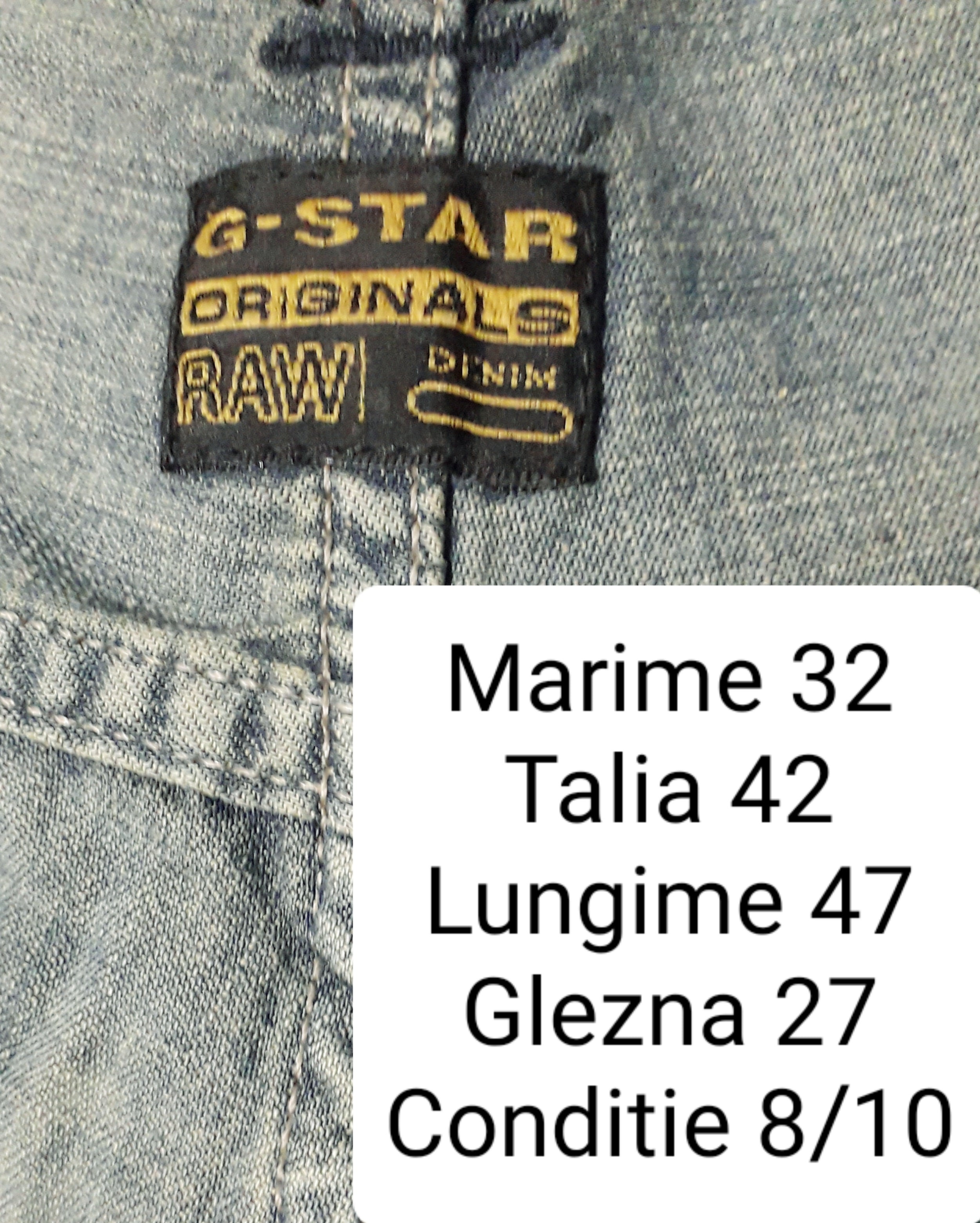 Blugi scurti G-star - marimea S/M - Barbati