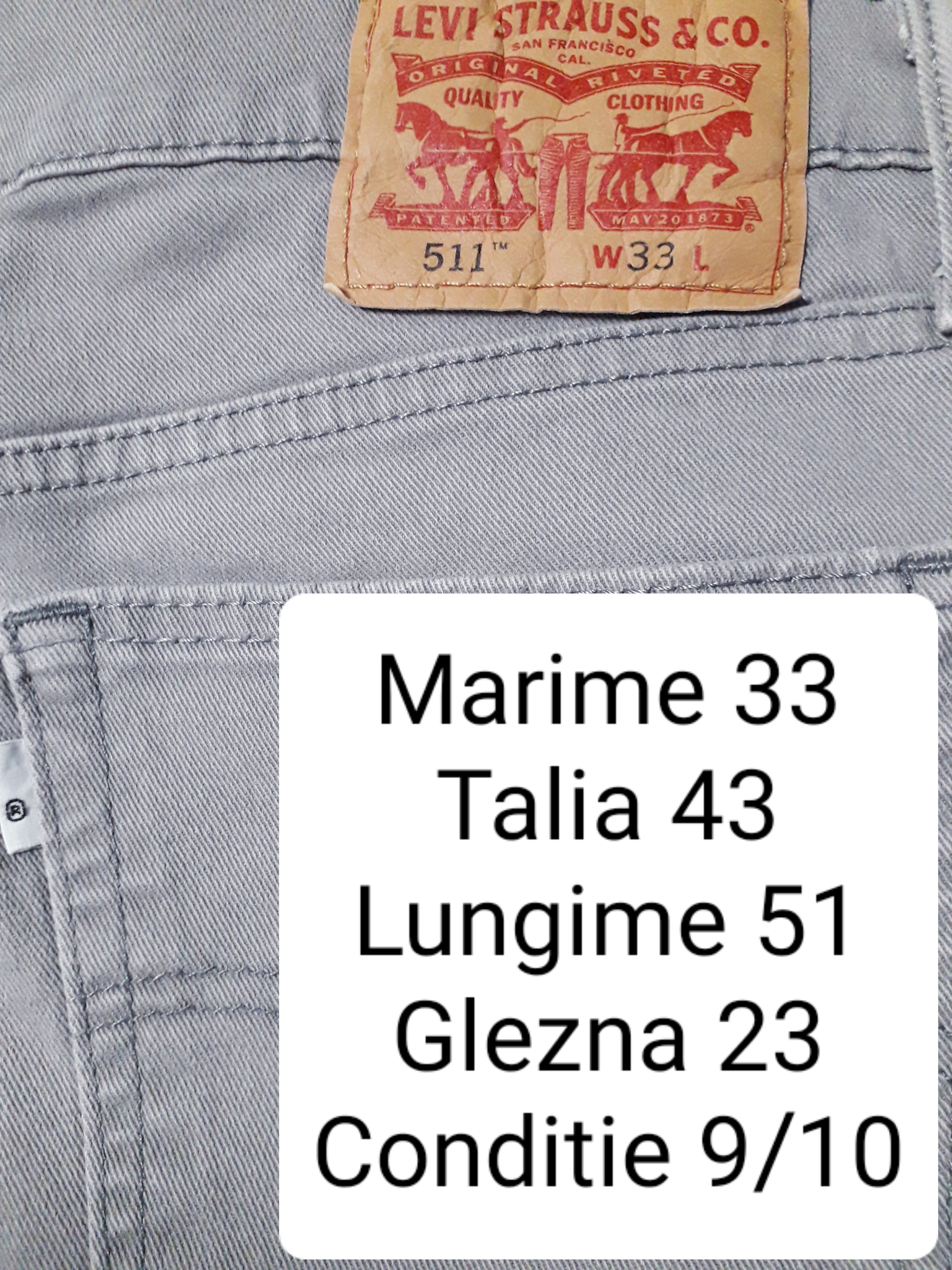 Blugi scurti Levi's - marimea S/M - Barbati