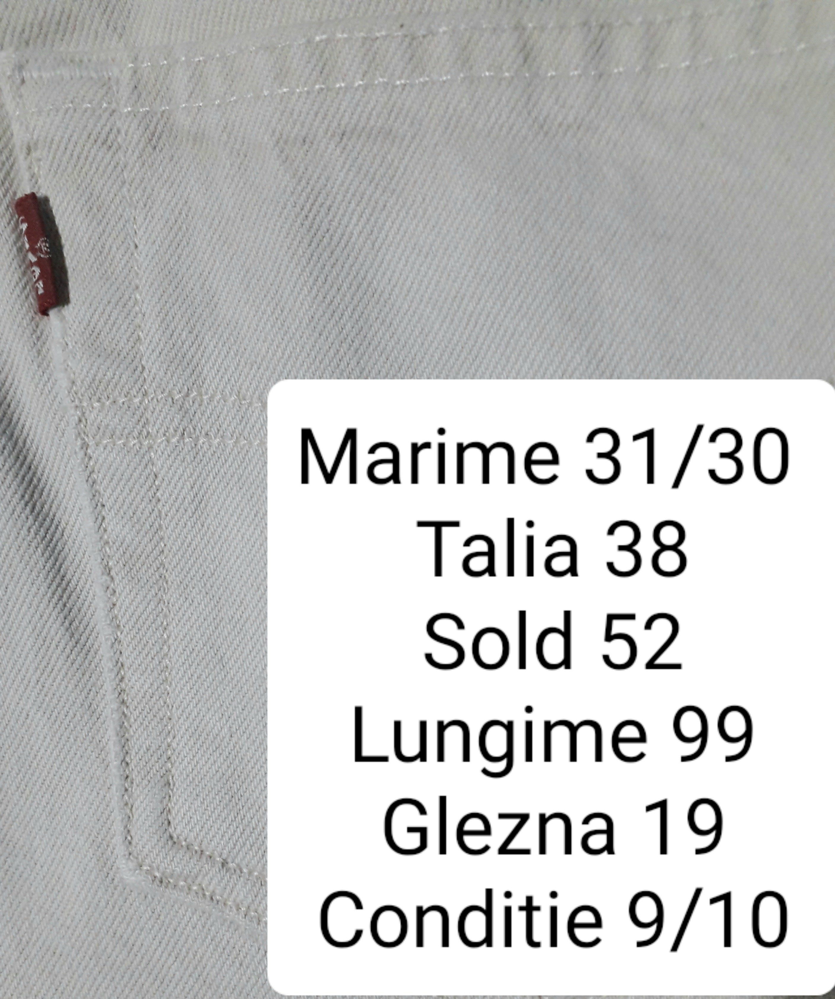 Blugi Levi's 501 - marimea L W31/L30 - Femei
