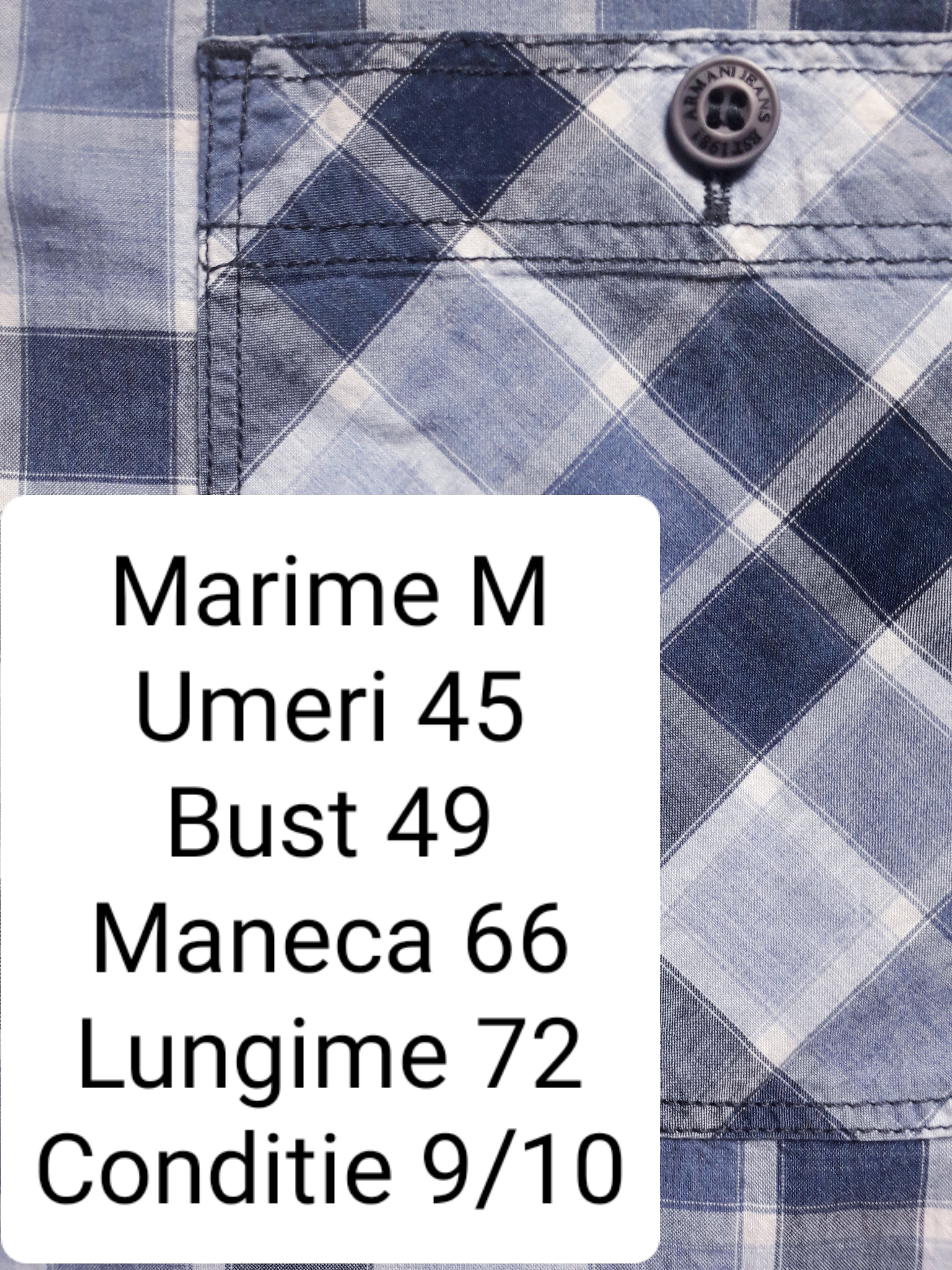 Camasa Armani Jeans - marimea M - Barbati