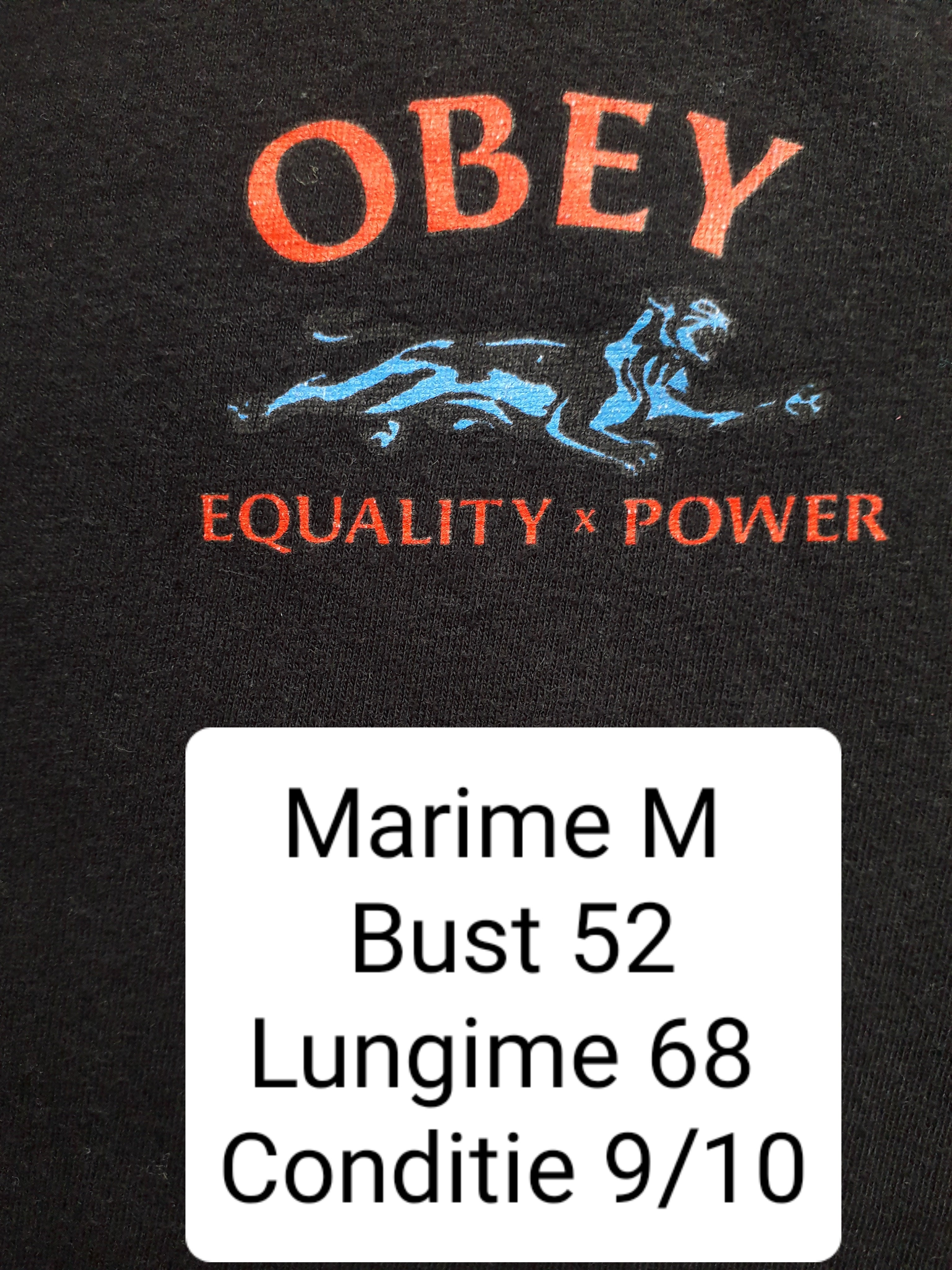 Tricou Obey - marimea M - Barbati