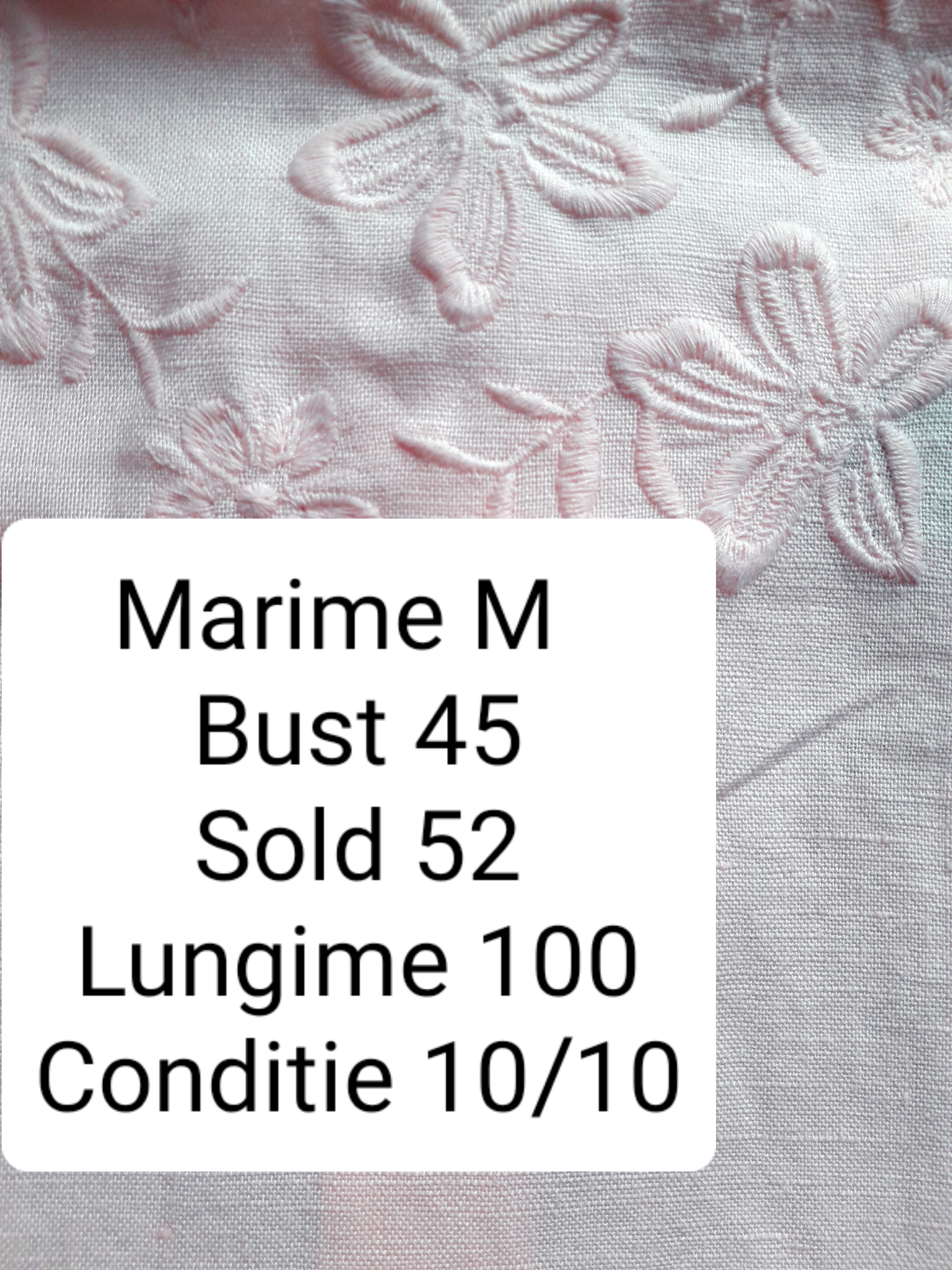 Rochie (in&bumbac) H&M - marimea S/M - Femei