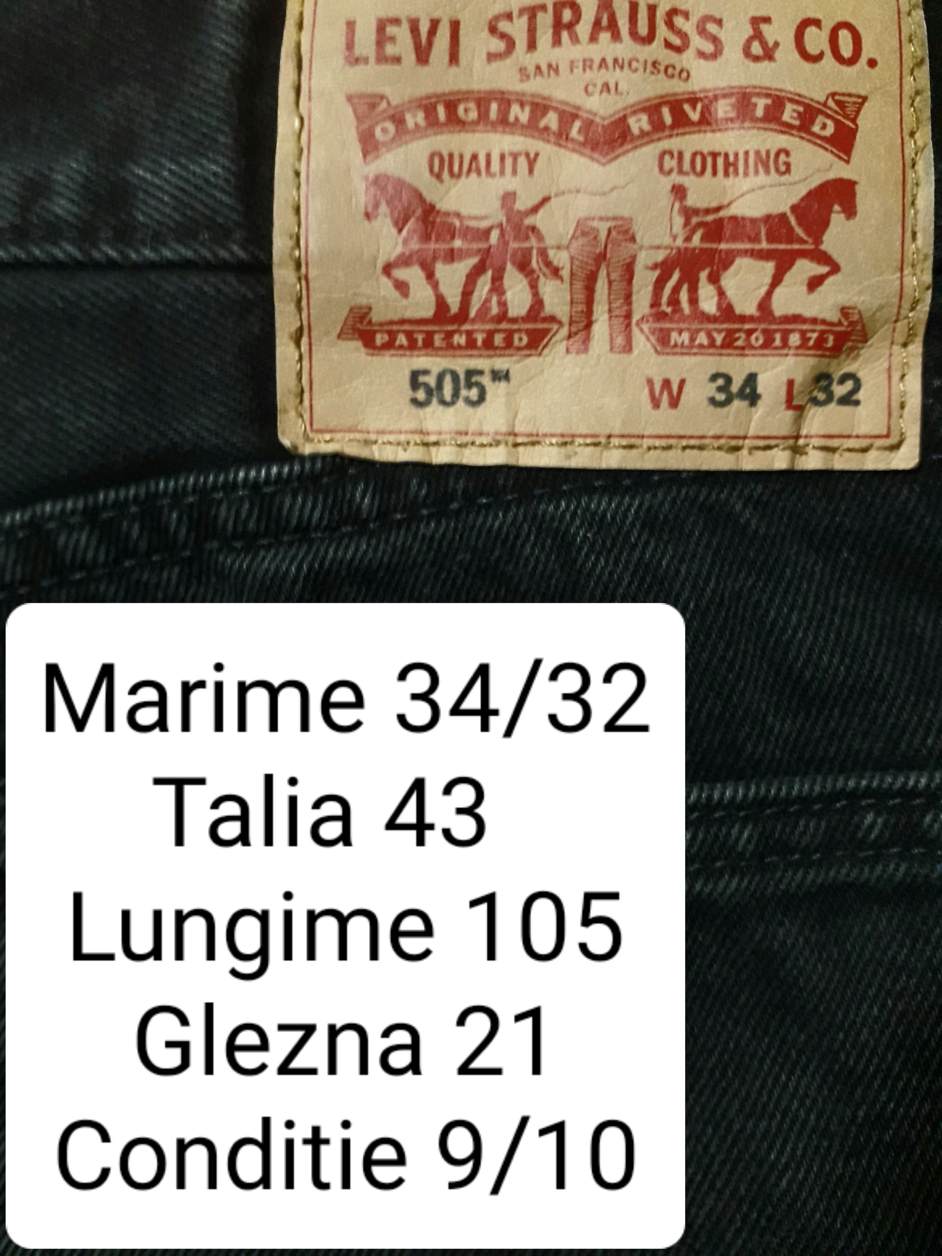 Blugi Levi's 505 - marimea M W34/L32 - Barbati