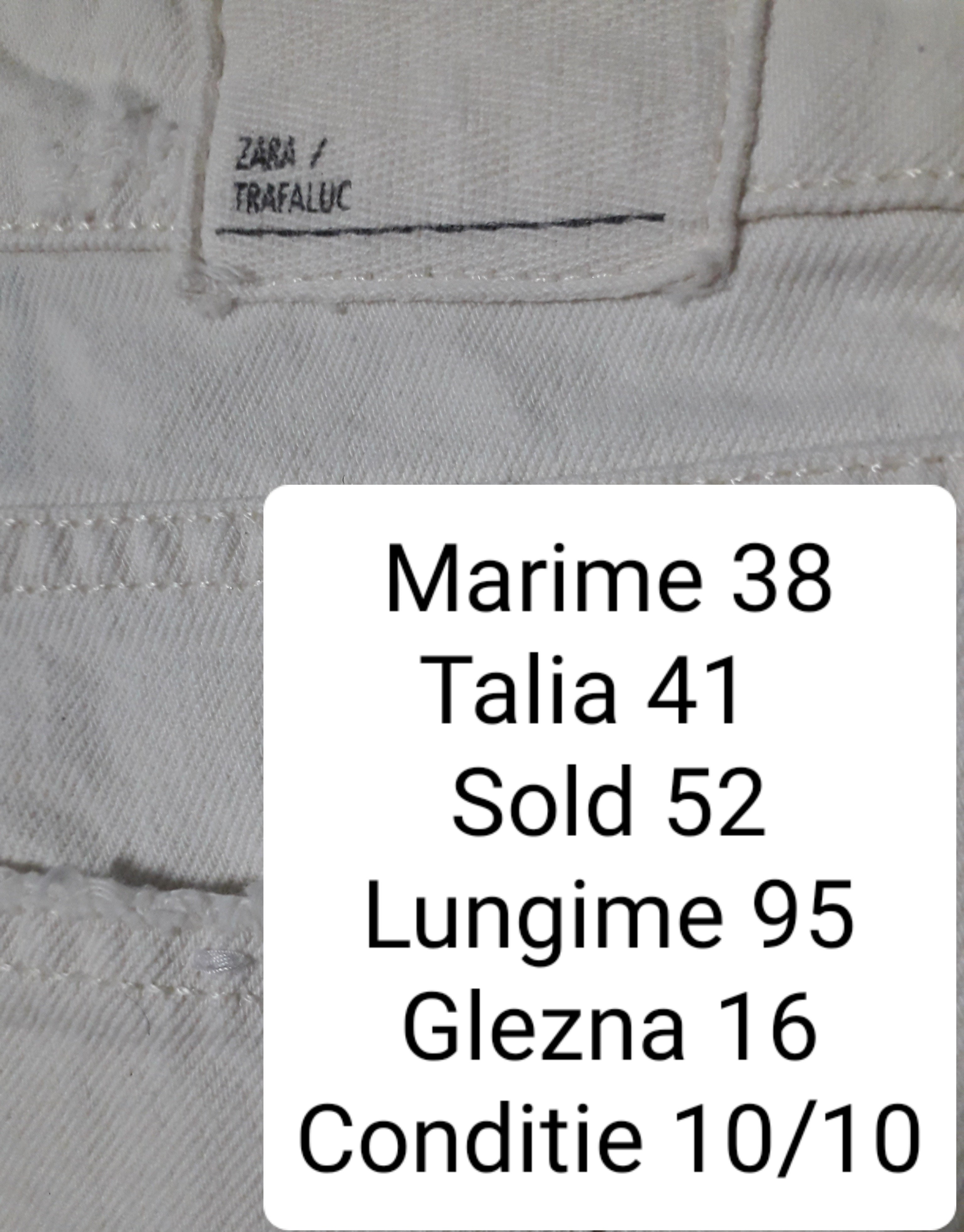 Blugi Zara Trafaluc - marimea M W28 - Femei