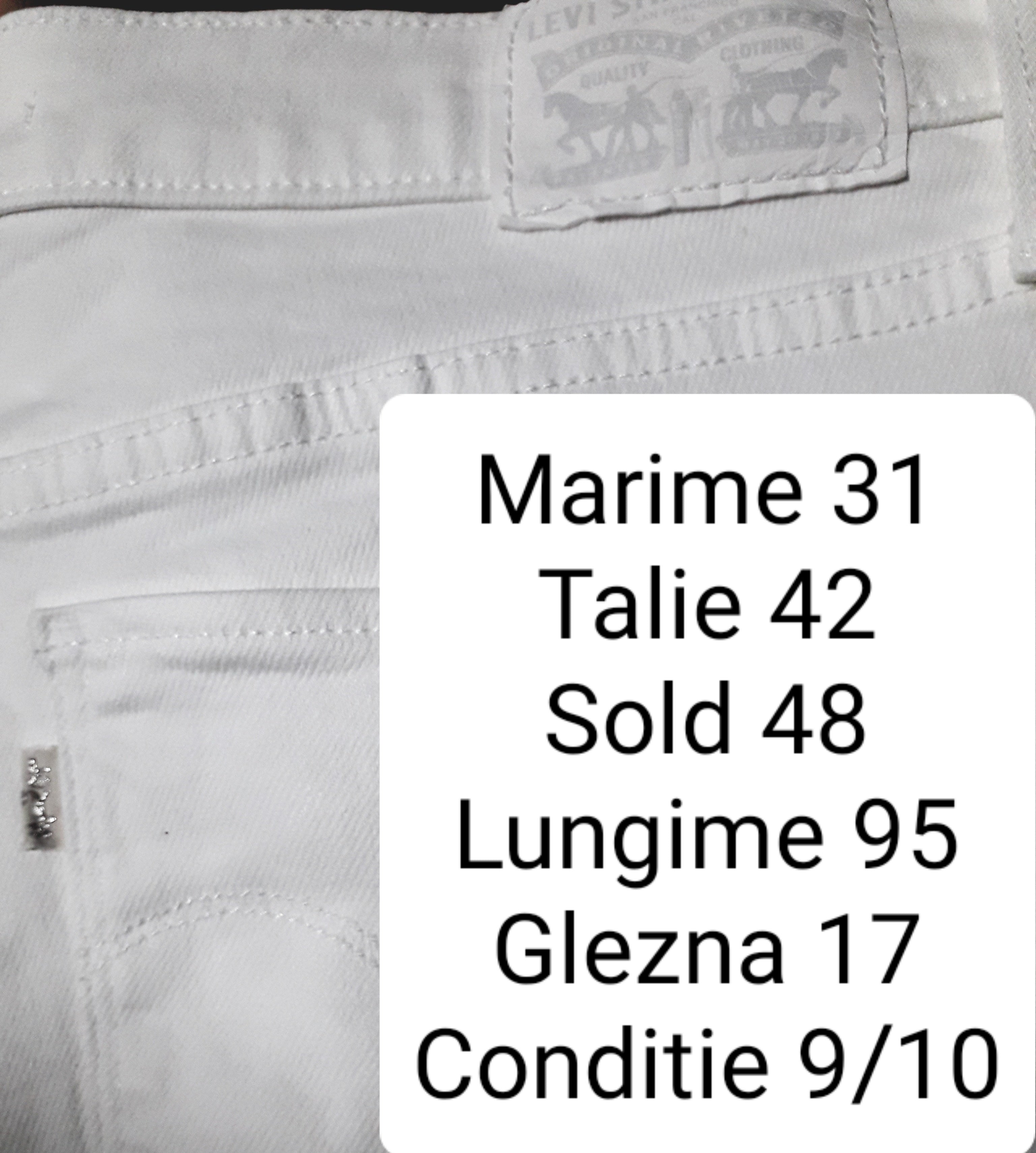 Blugi Levi's - marimea L W31 - Femei