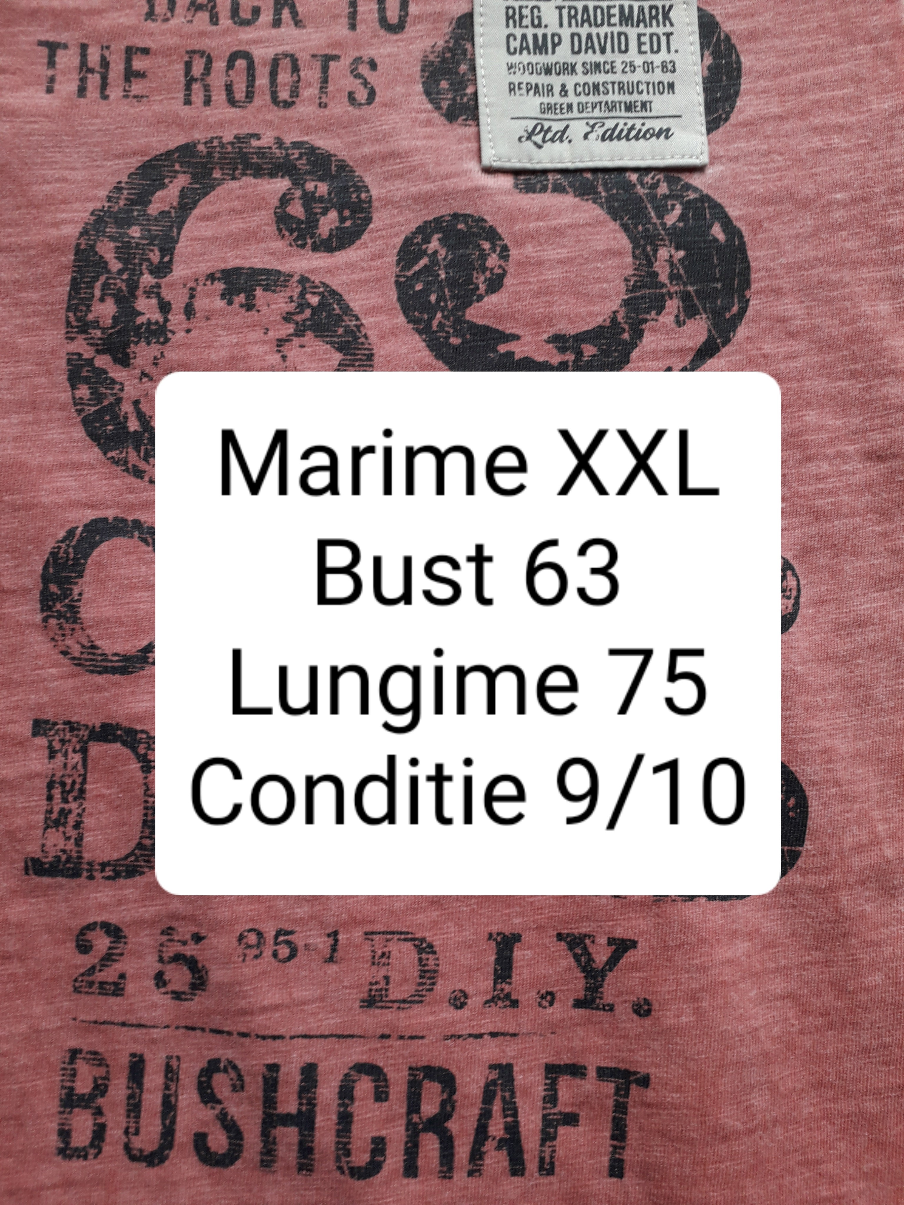 Tricou Camp David - marimea XXL - Barbati