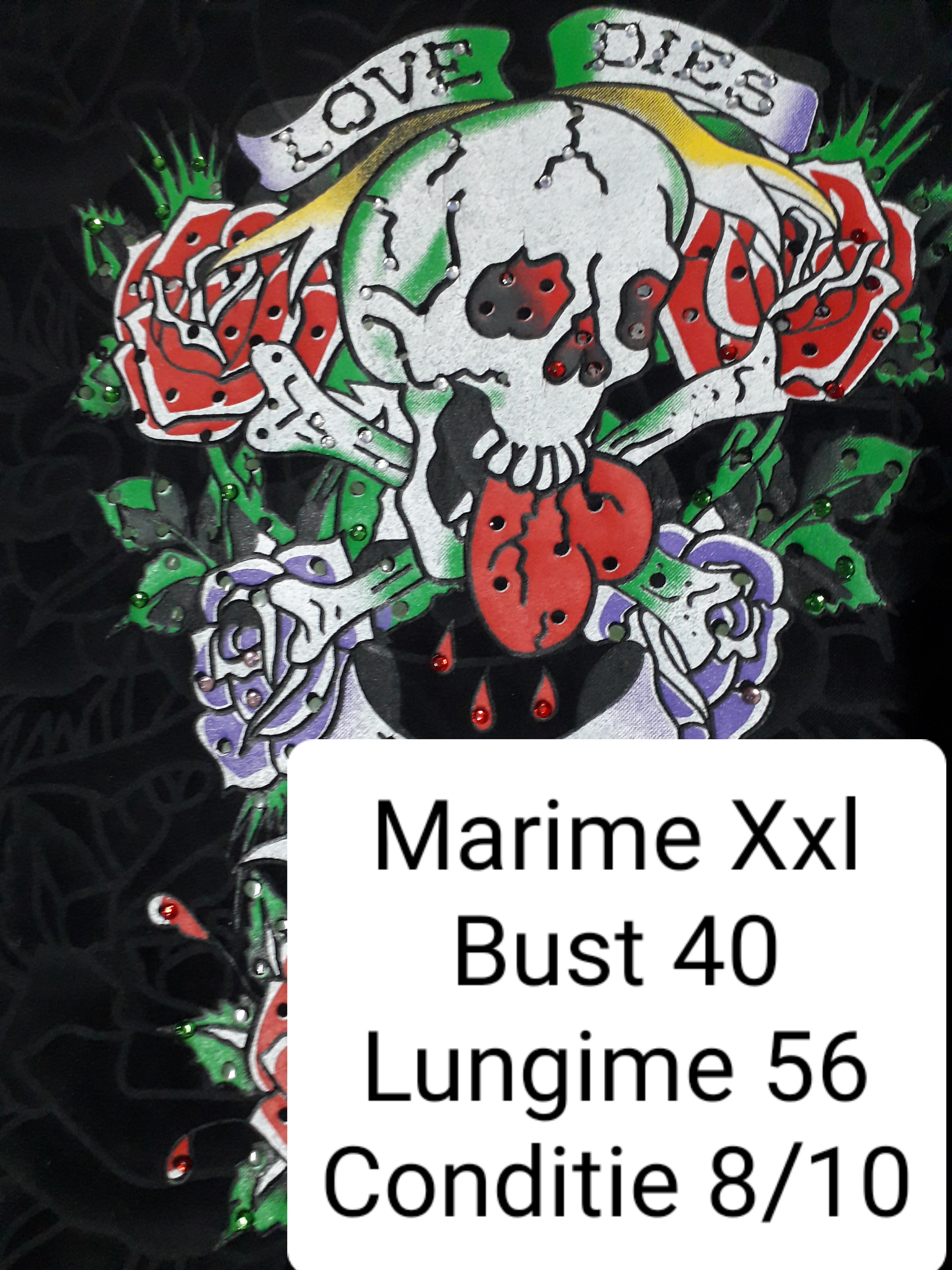 Tricou Ed Harley - marimea S/M - Femei