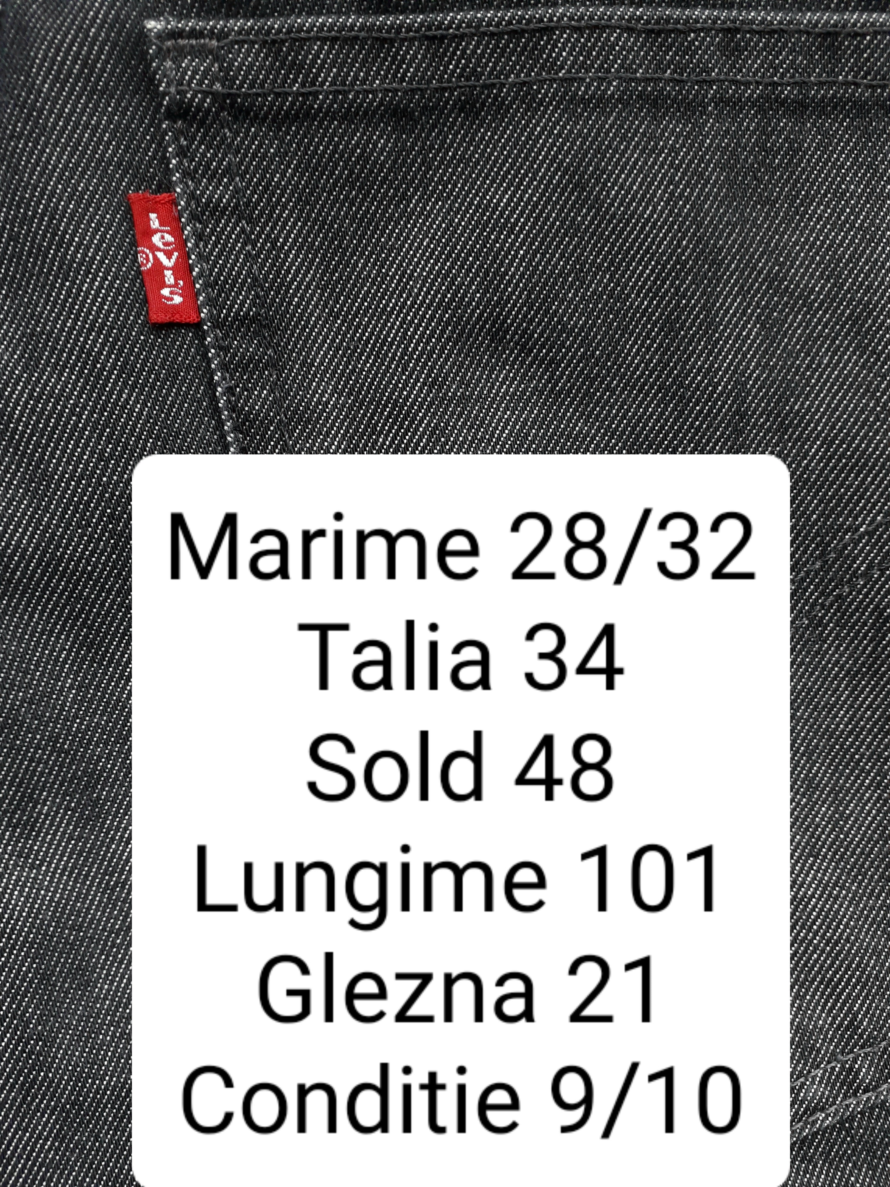 Blugi Levi's - marimea XS W28/L32 - Barbati
