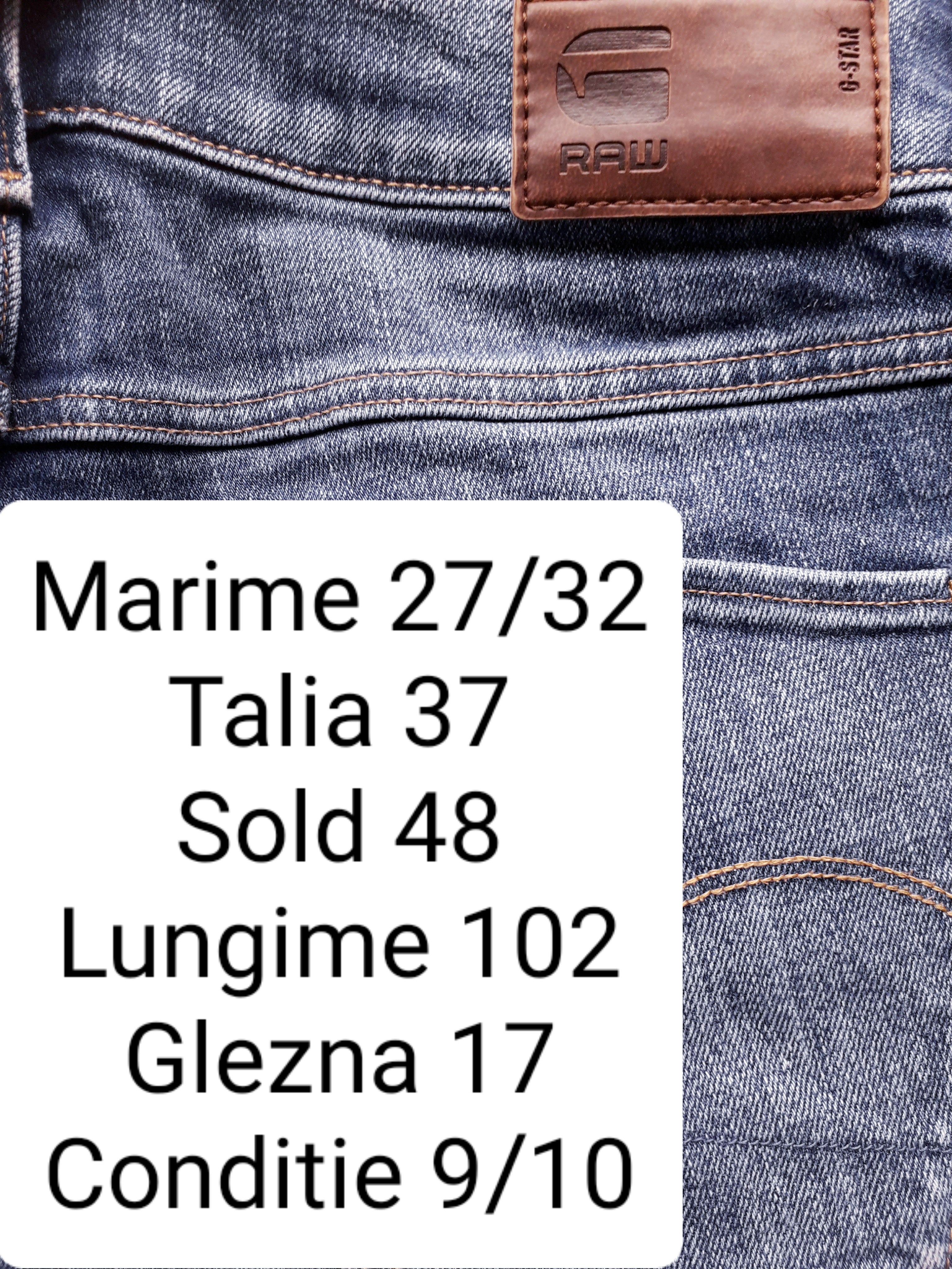 Blugi G-star - marimea S W27/L32 - Femei