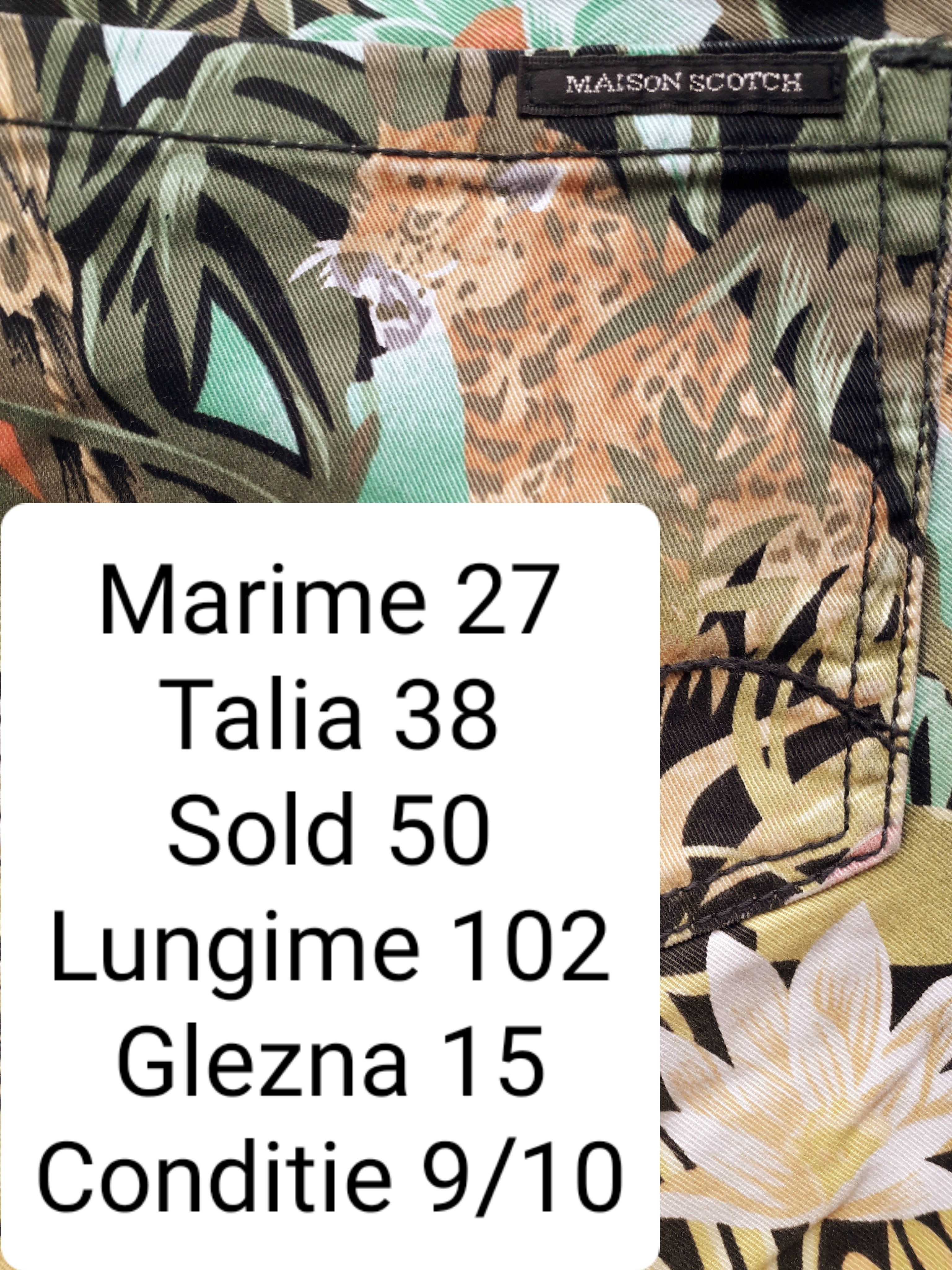 Blugi Maison Scotch - marimea S/M W27 - Femei