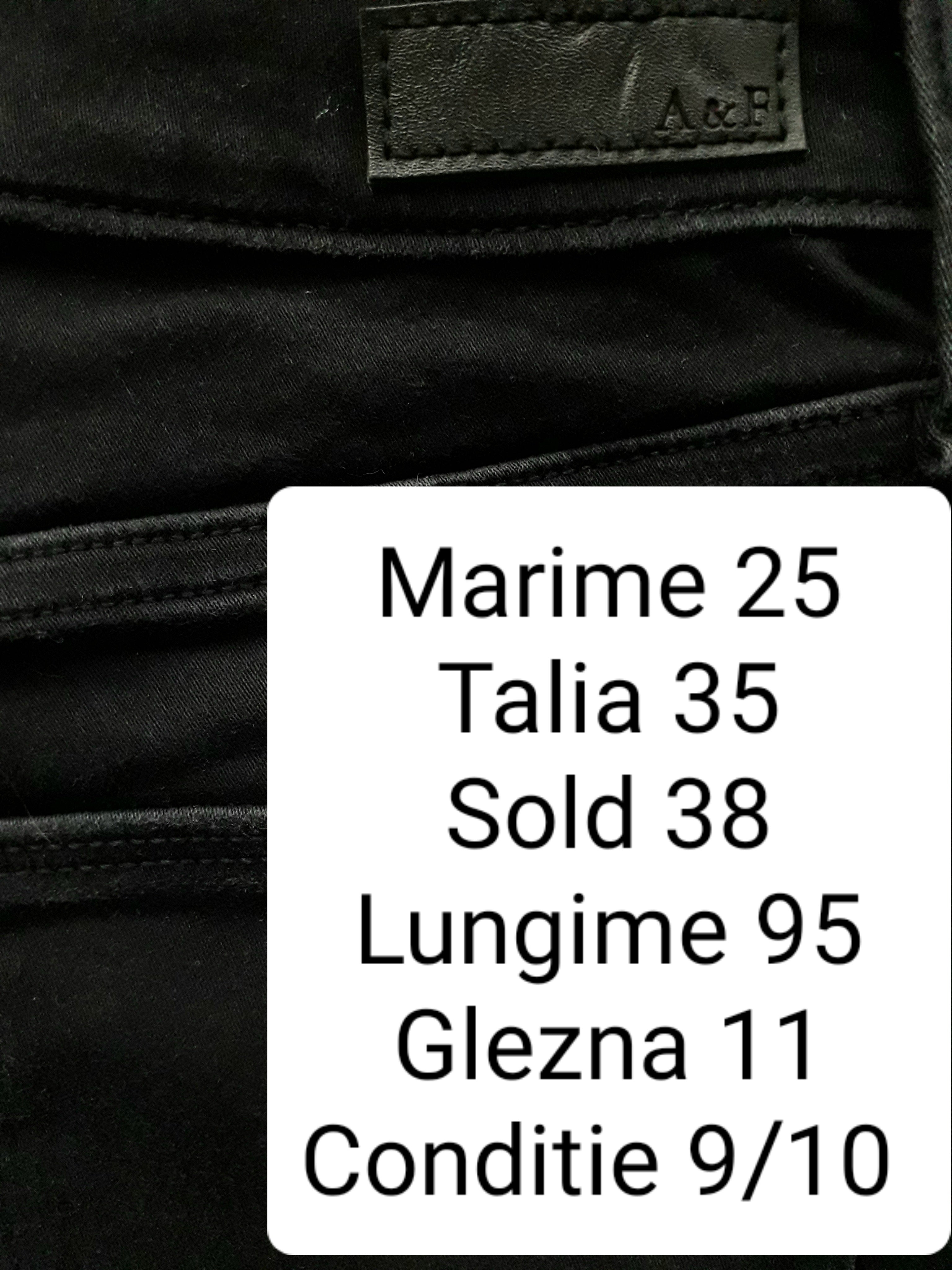 Blugi Abercrombie&Fitch - marimea XS W25 - Femei