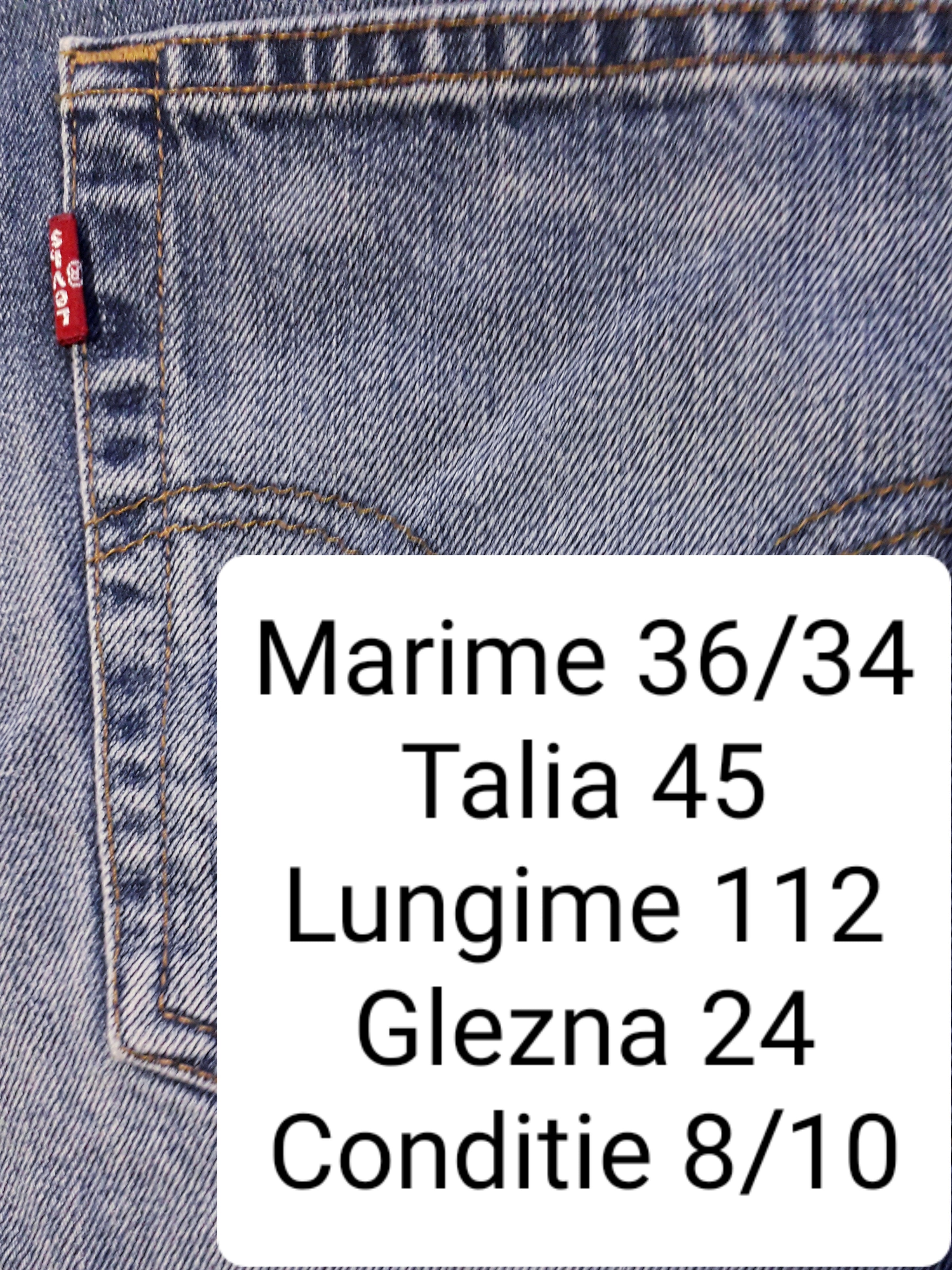 Blugi Levi's 507 - marimea L W36/L34 - Barbati
