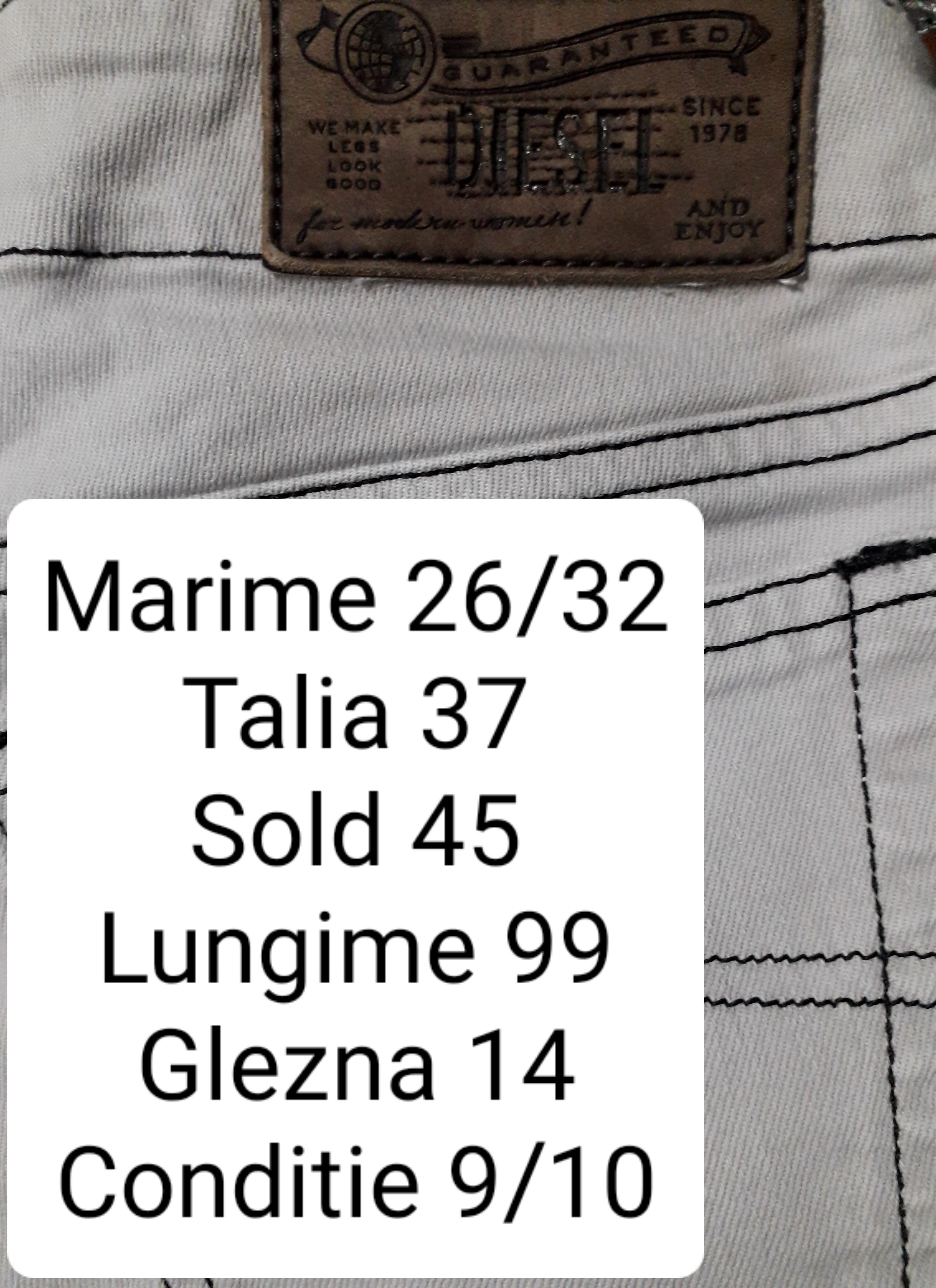 Blugi Diesel - marimea S W26/L32 - Femei