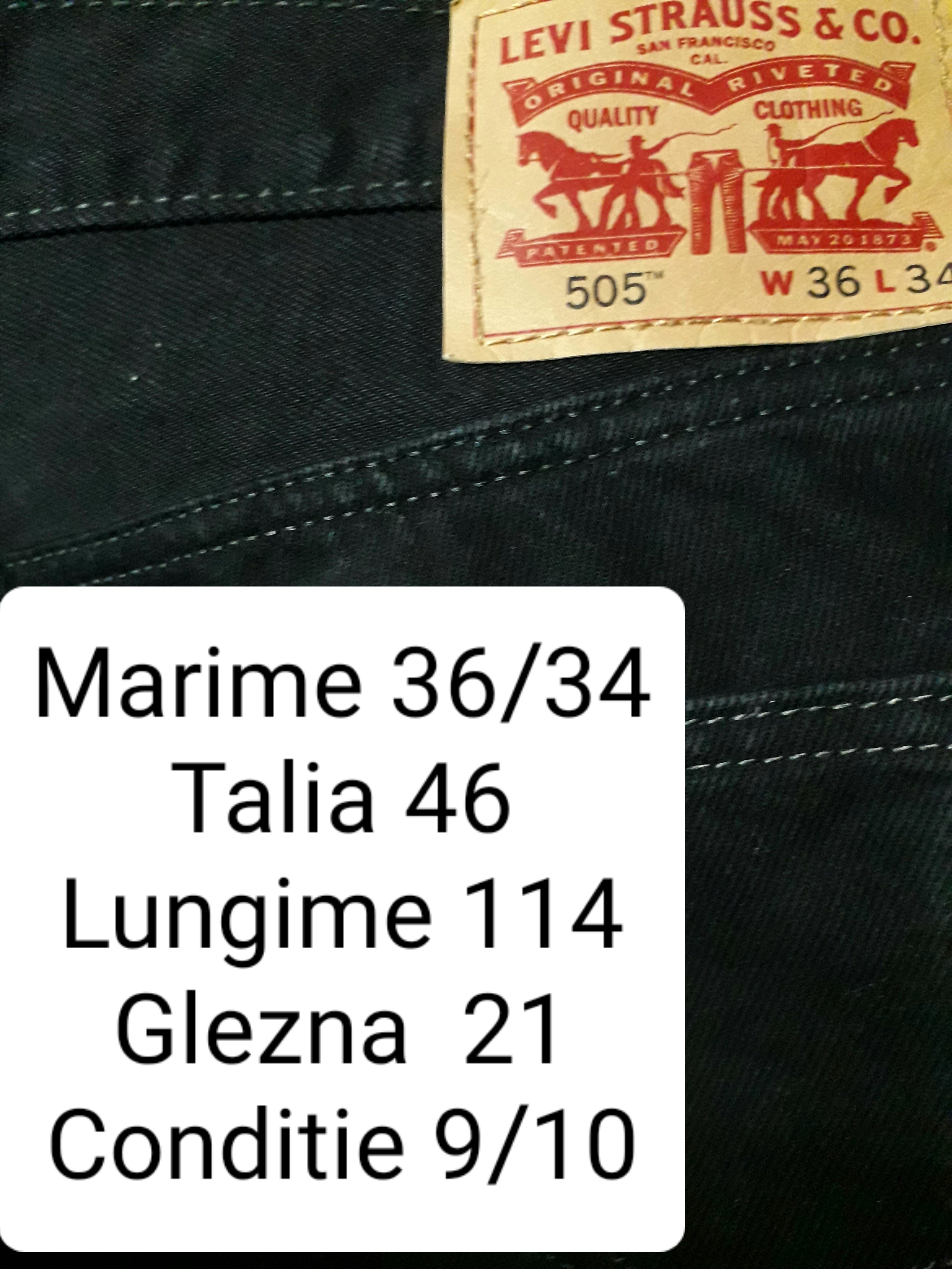 Blugi Levi's 505 - marimea L W36/L34 - Barbati